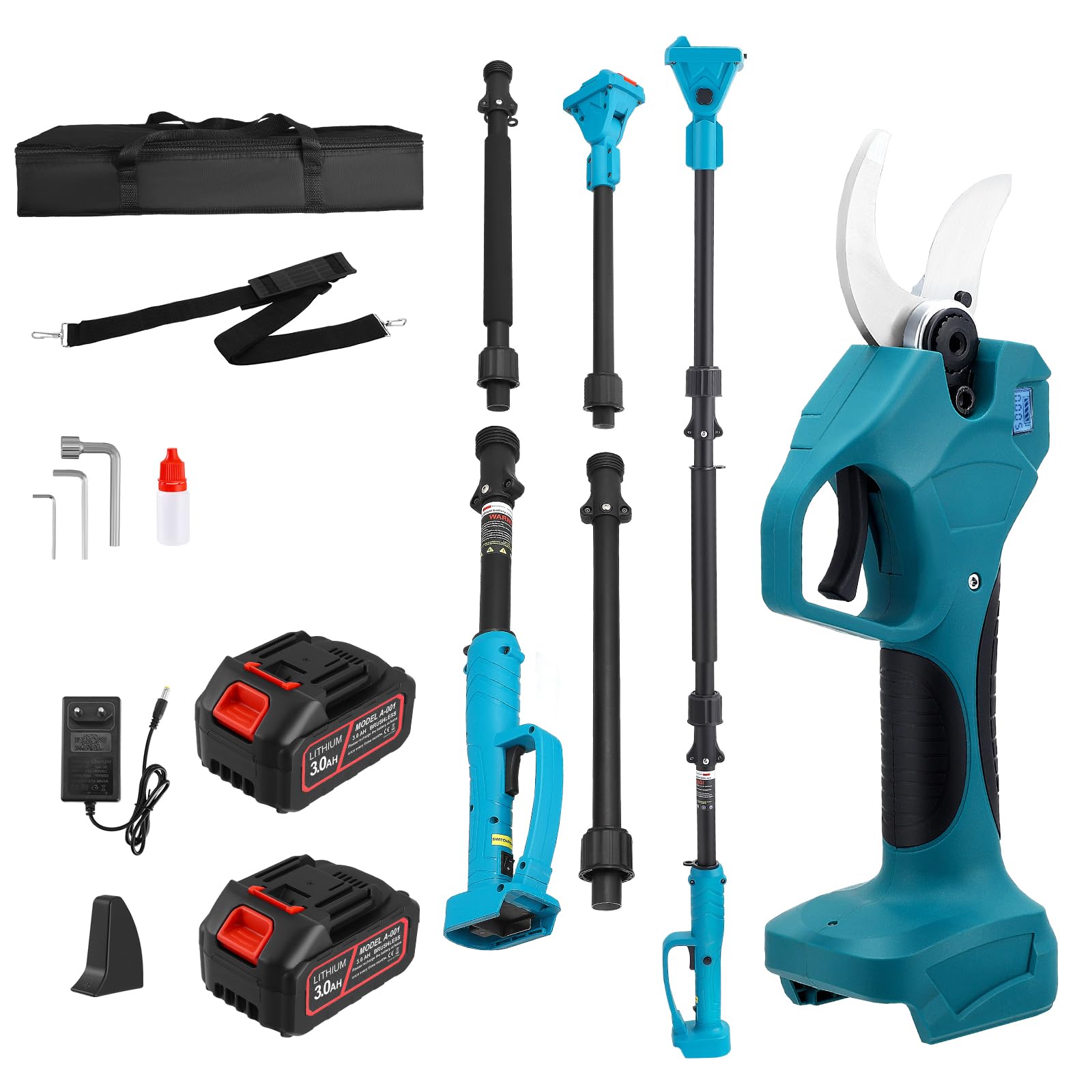 Forbici da potatura telescopiche