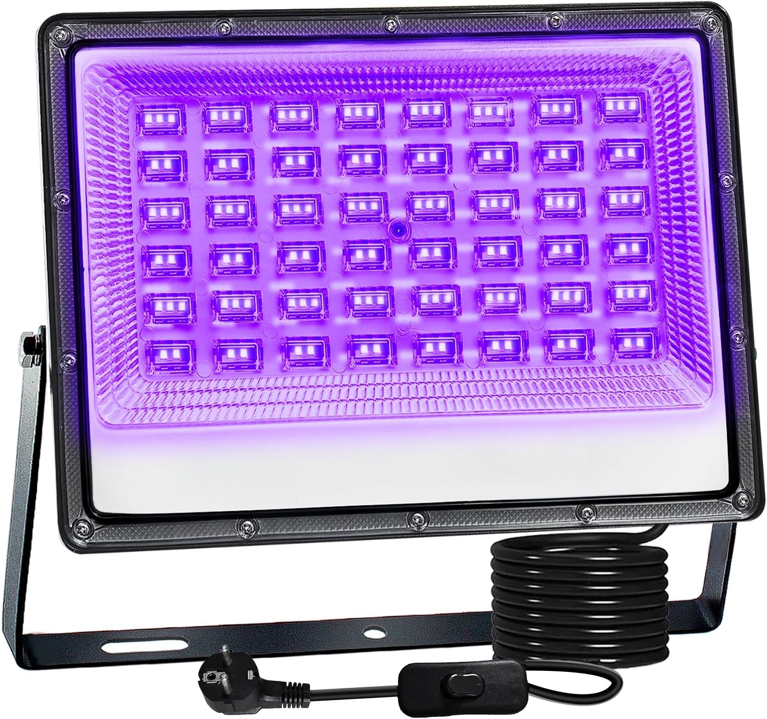 CREATESTAR LED Luce Nera 100W, Faro UV LED IP66 - immagine 1