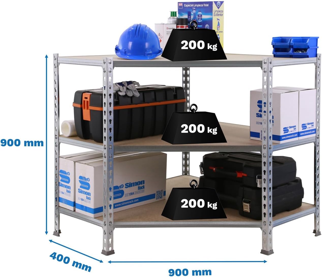 Simonrack Scaffale Metallo Angolo Maderclick Corner - immagine 3