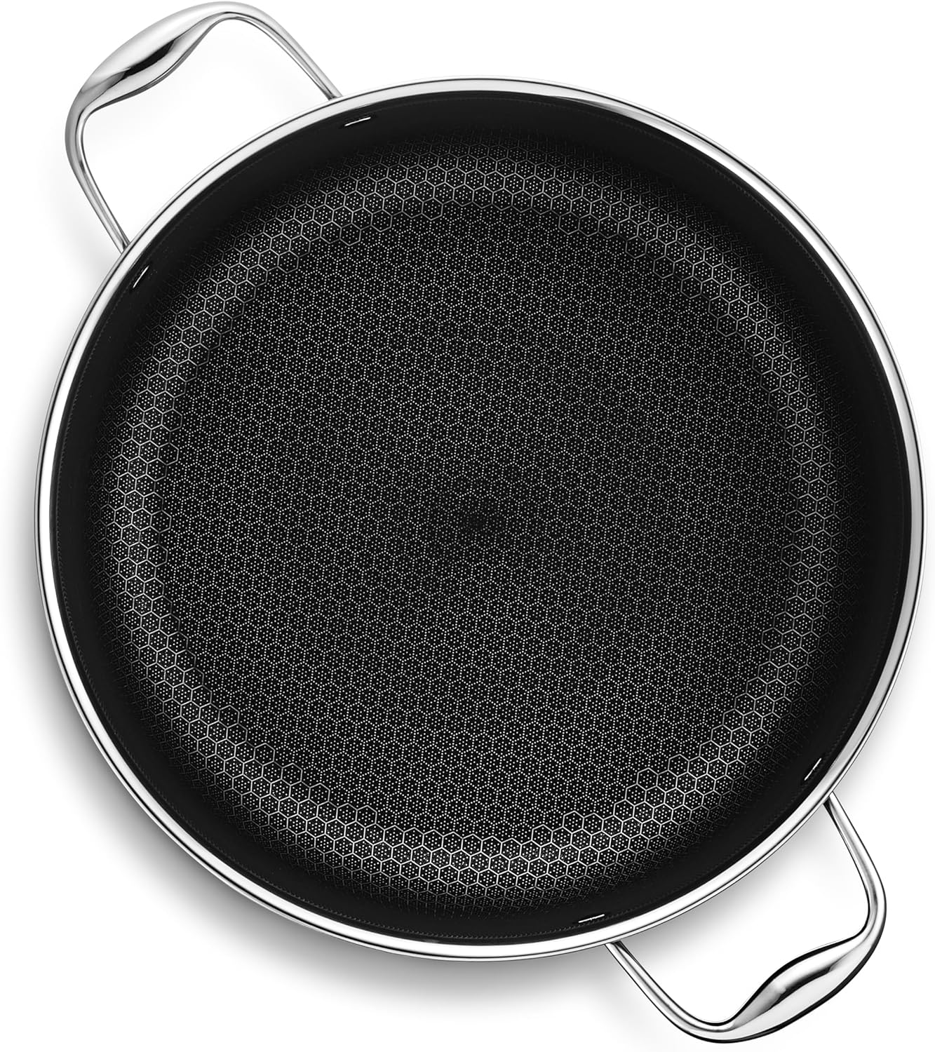 Hexclad Pentola Ibrida Antiaderente 10 Litri con Coperchio - immagine 3