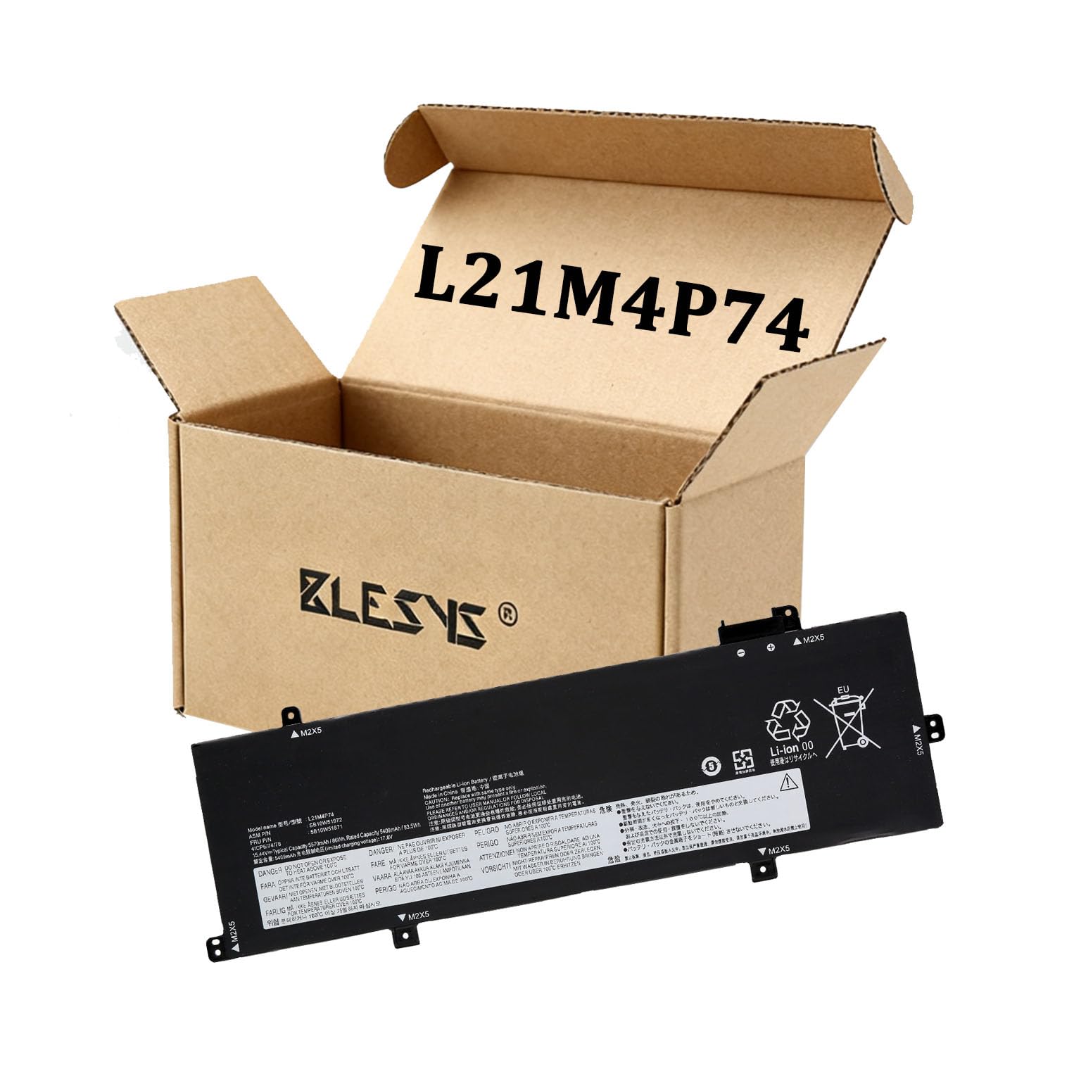 BLESYS L21M4P74 Batteria per Lenovo ThinkPad T16 G1