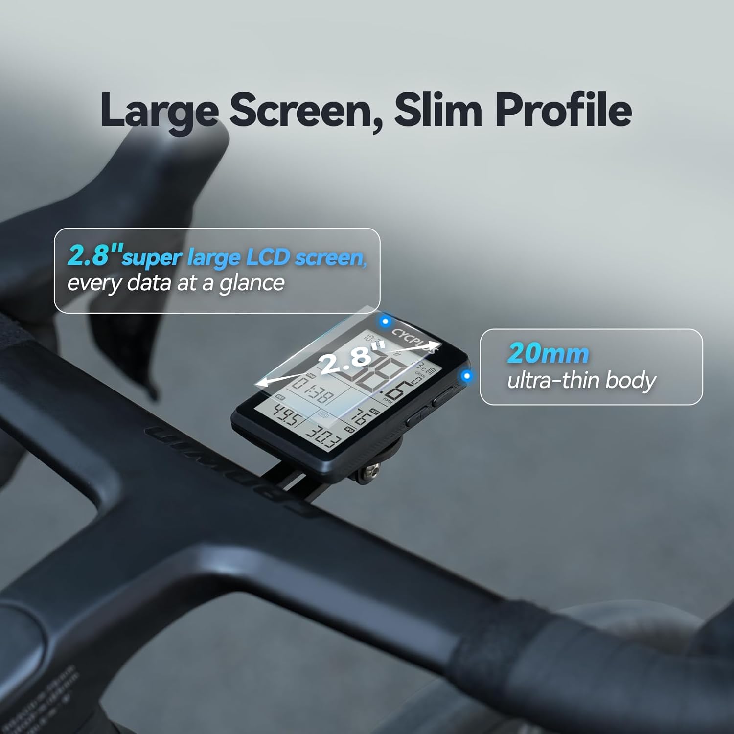 Cycplus Computer Bici GPS Wireless ANT+ Bluetooth - immagine 2