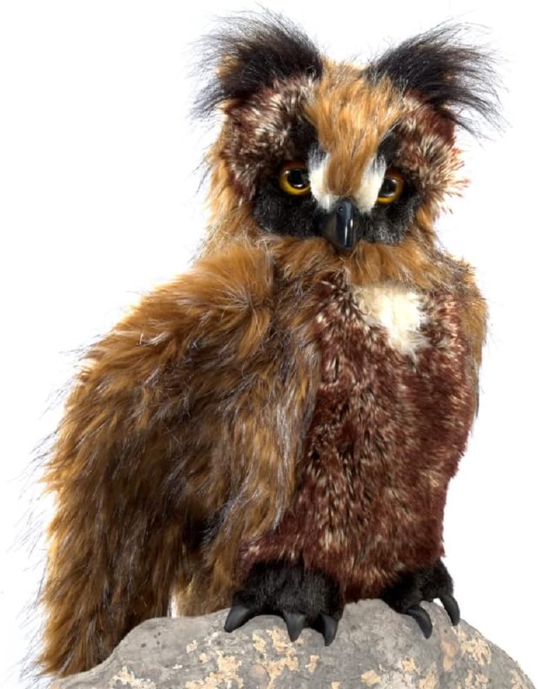 Folkmanis Great Horned Owl Hand Puppet - immagine 1