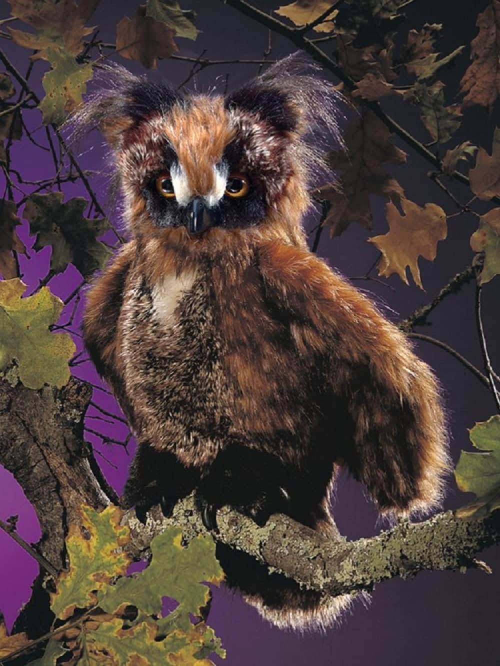 Folkmanis Great Horned Owl Hand Puppet - immagine 3