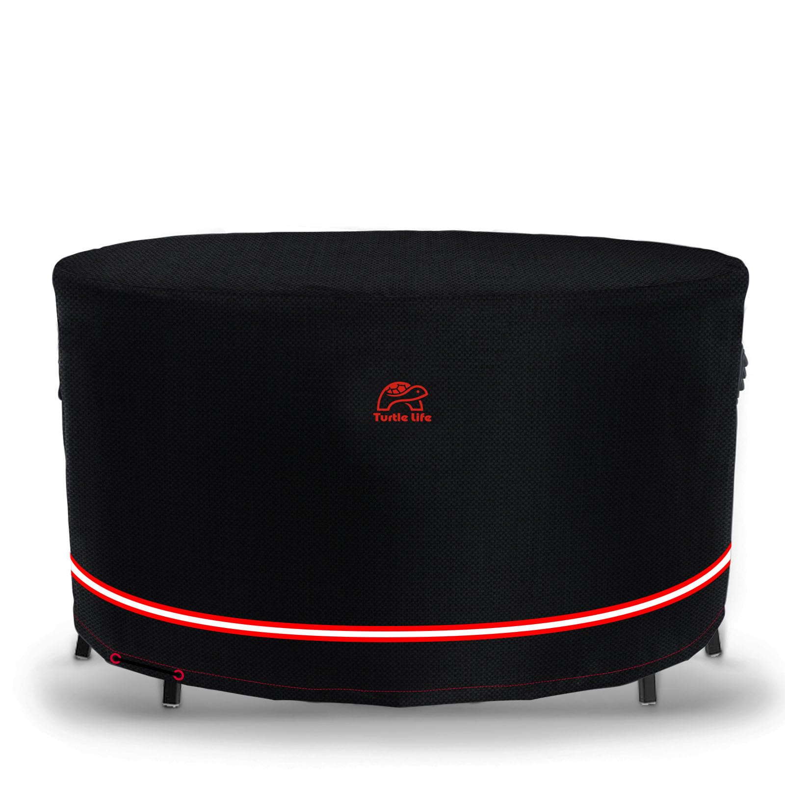 Turtle-Life Copertura per Tavolo Esterno Rotondo Nero