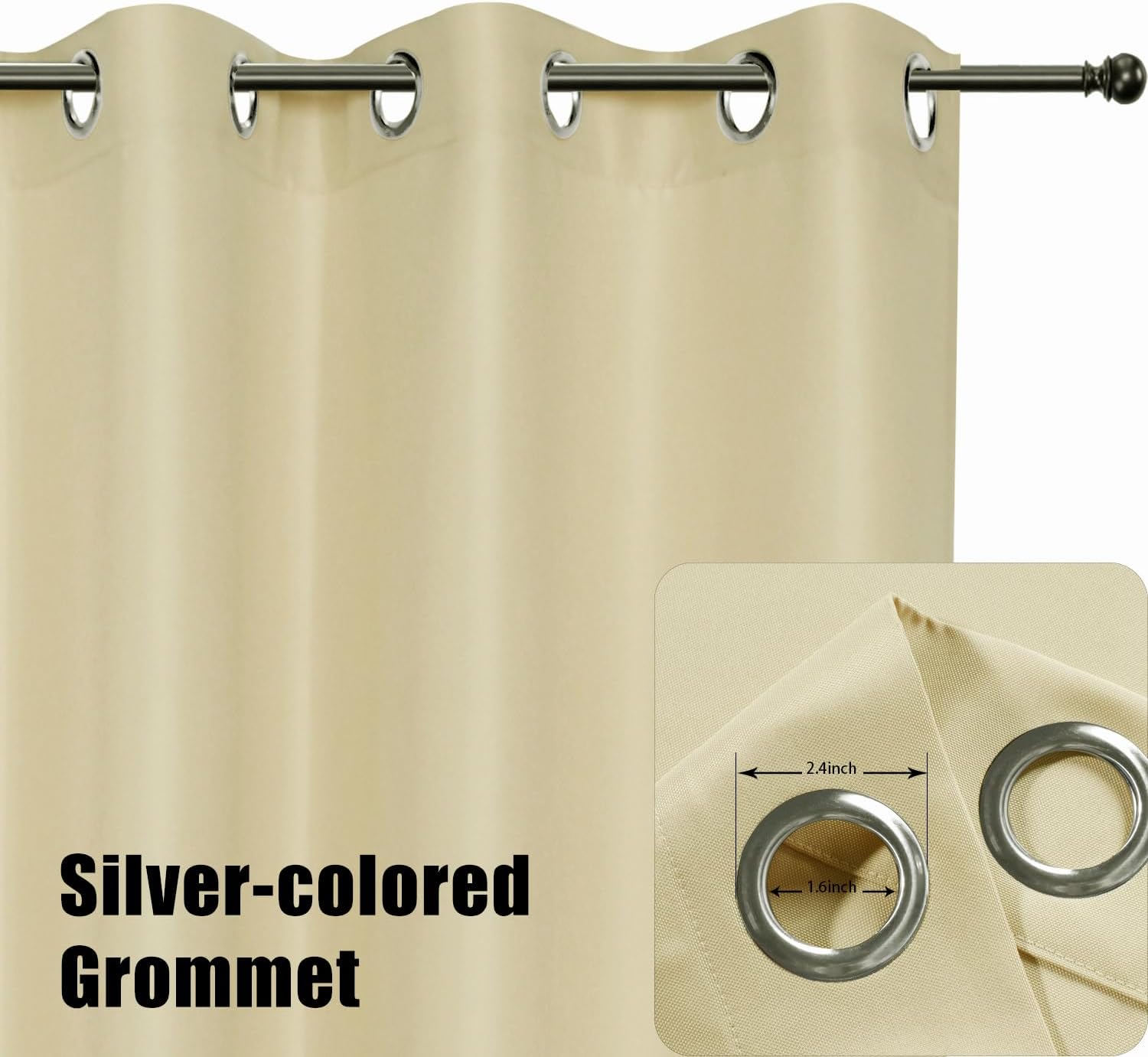 Bonzer Tende Impermeabili da Esterno con Occhielli - immagine 3