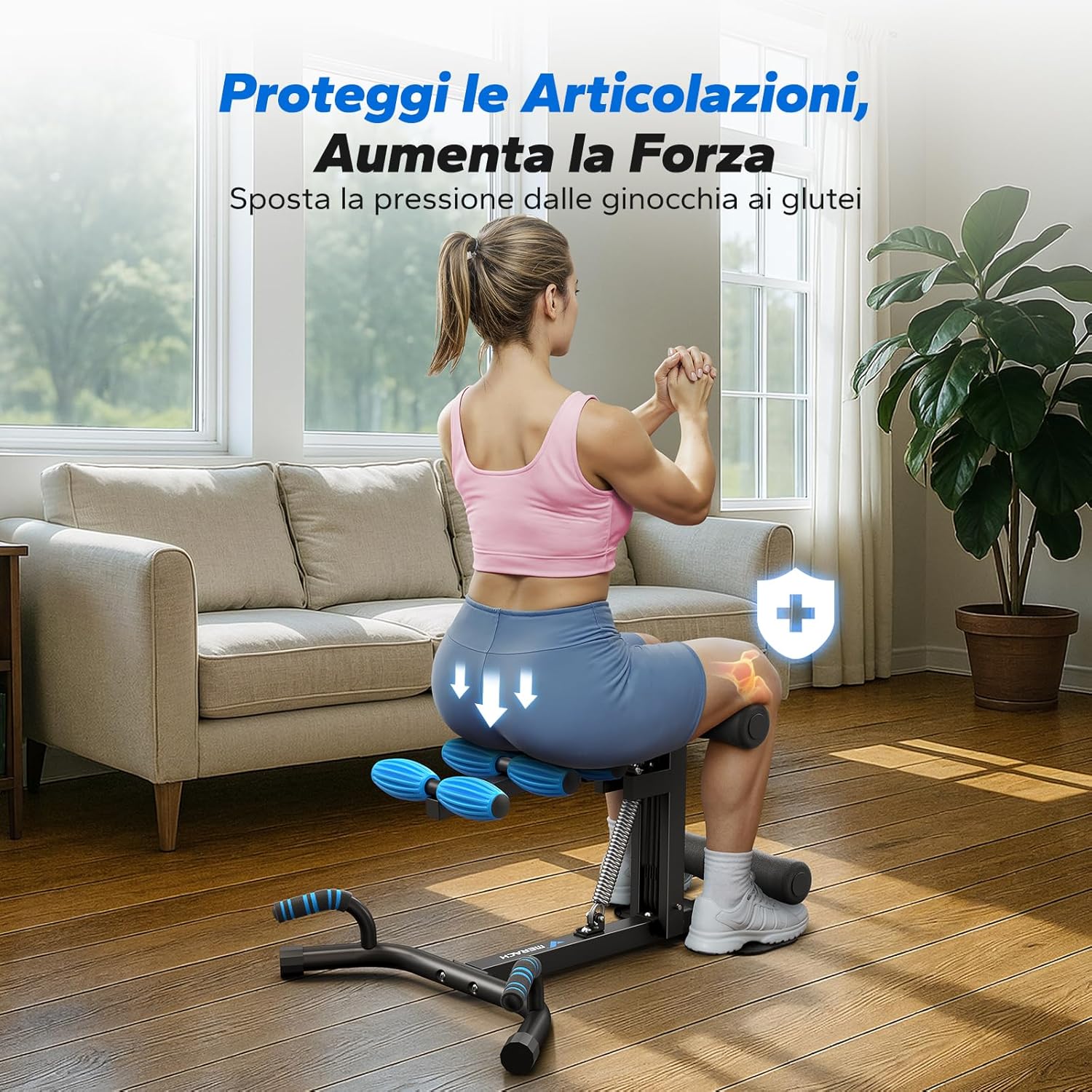 Merach Squat Machine - Attrezzatura Home Gym - immagine 3