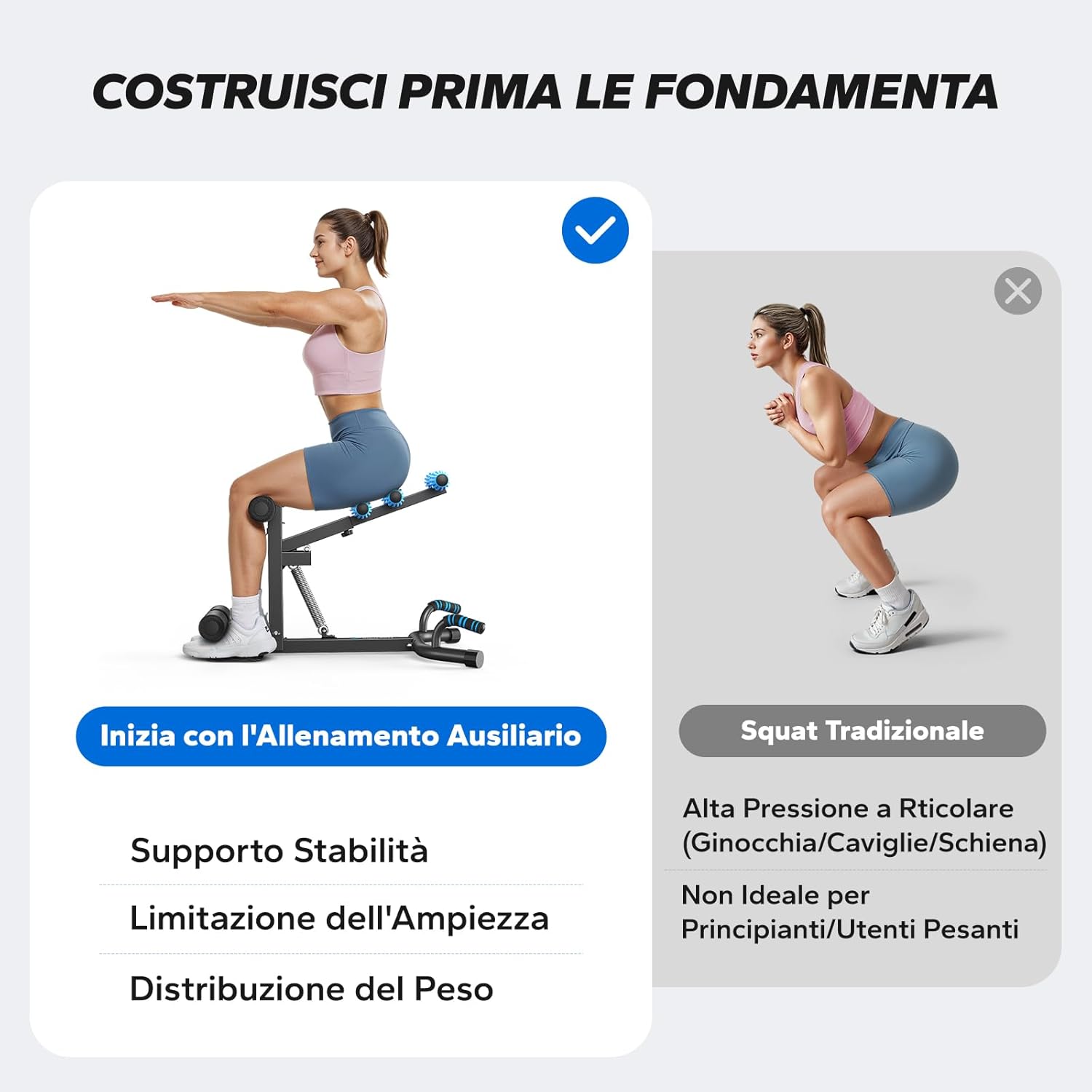 Merach Squat Machine - Attrezzatura Home Gym - immagine 4