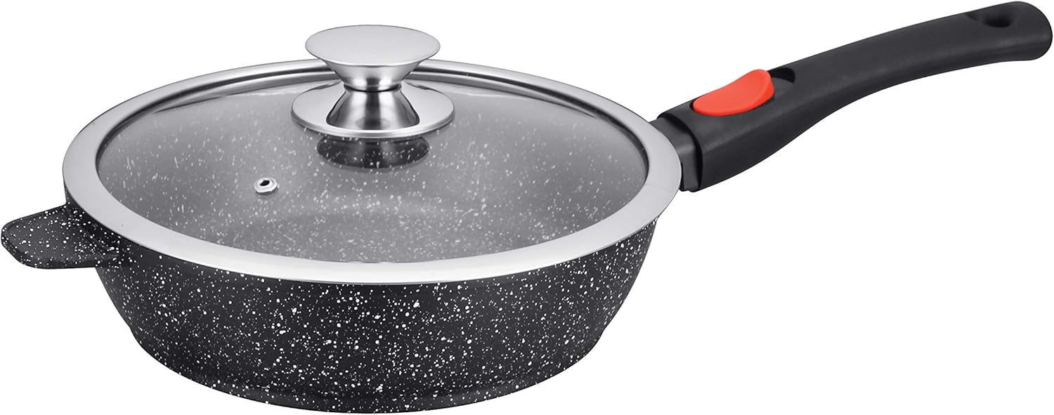 Kamberg Padella Profonda 28 cm con Manico Rimovibile