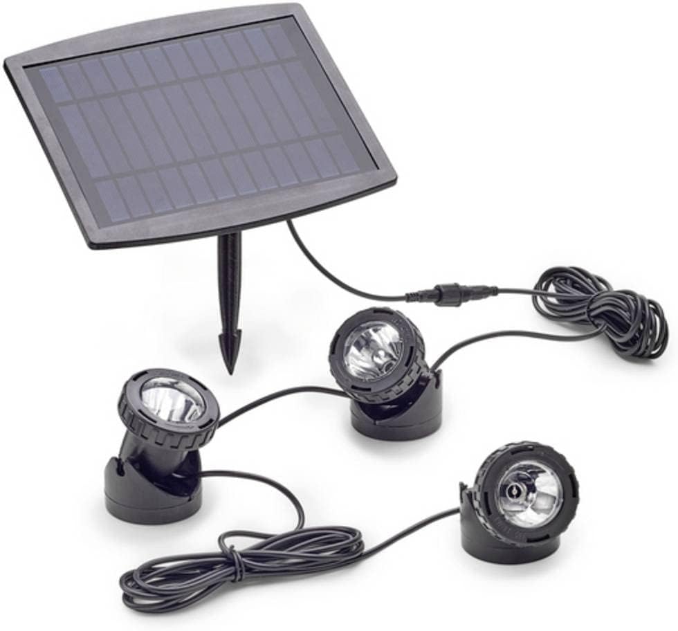 Pontec PondoSolar LED Set 3, Nero - immagine 1