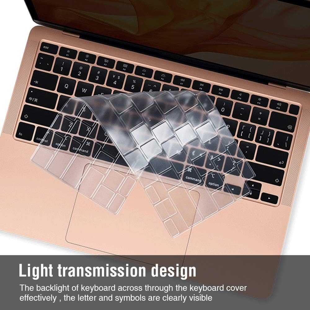 Eoocoo Copritastiera Ultrasottile per MacBook Air 13.3" M1 - immagine 5