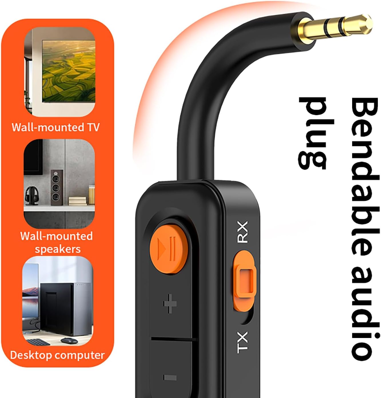 Adattatore Bluetooth 5.4 AUX per Auto e TV - immagine 4