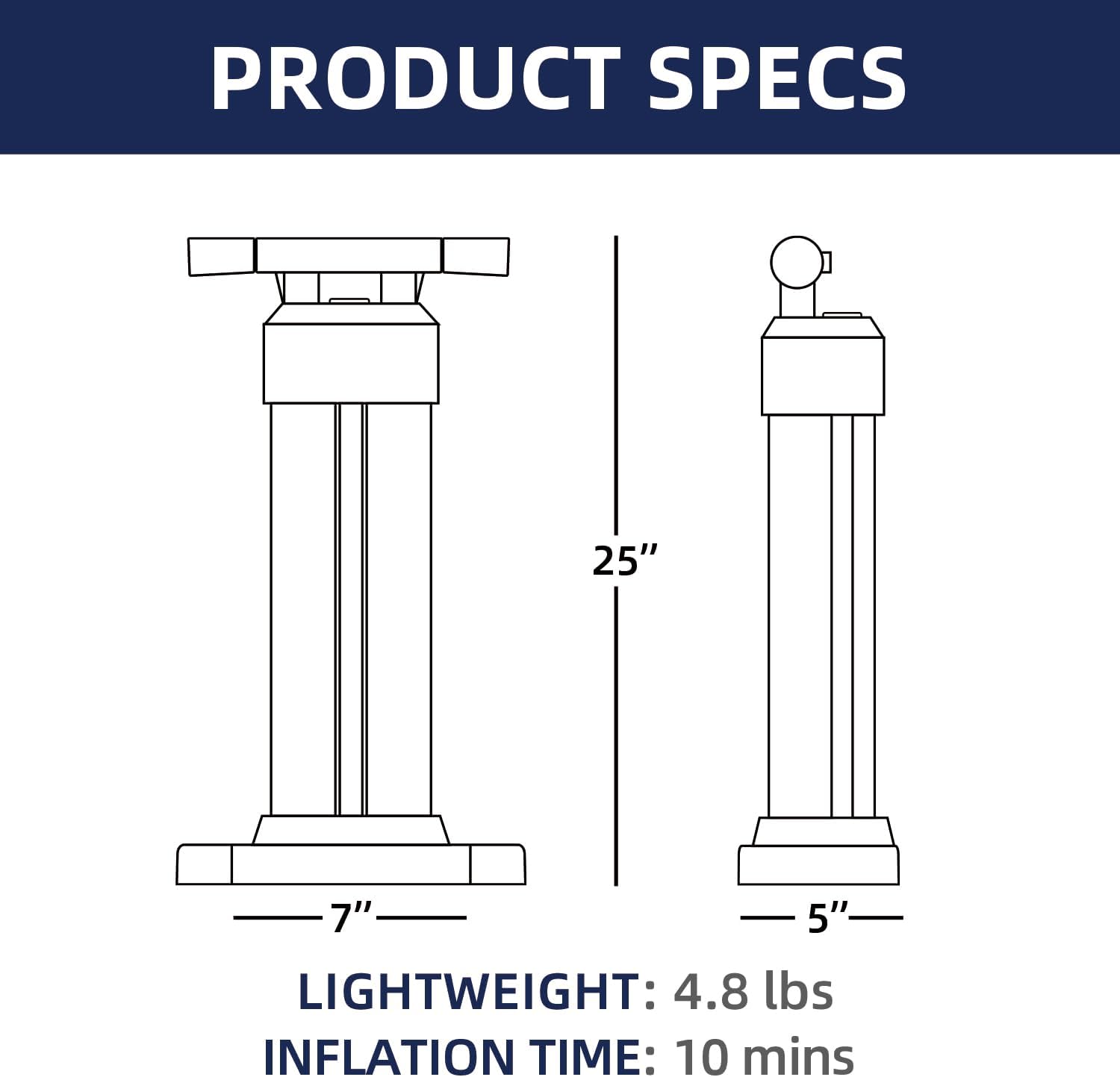 Thurso Surf Pompa a Mano SUP Dual Camera - immagine 5