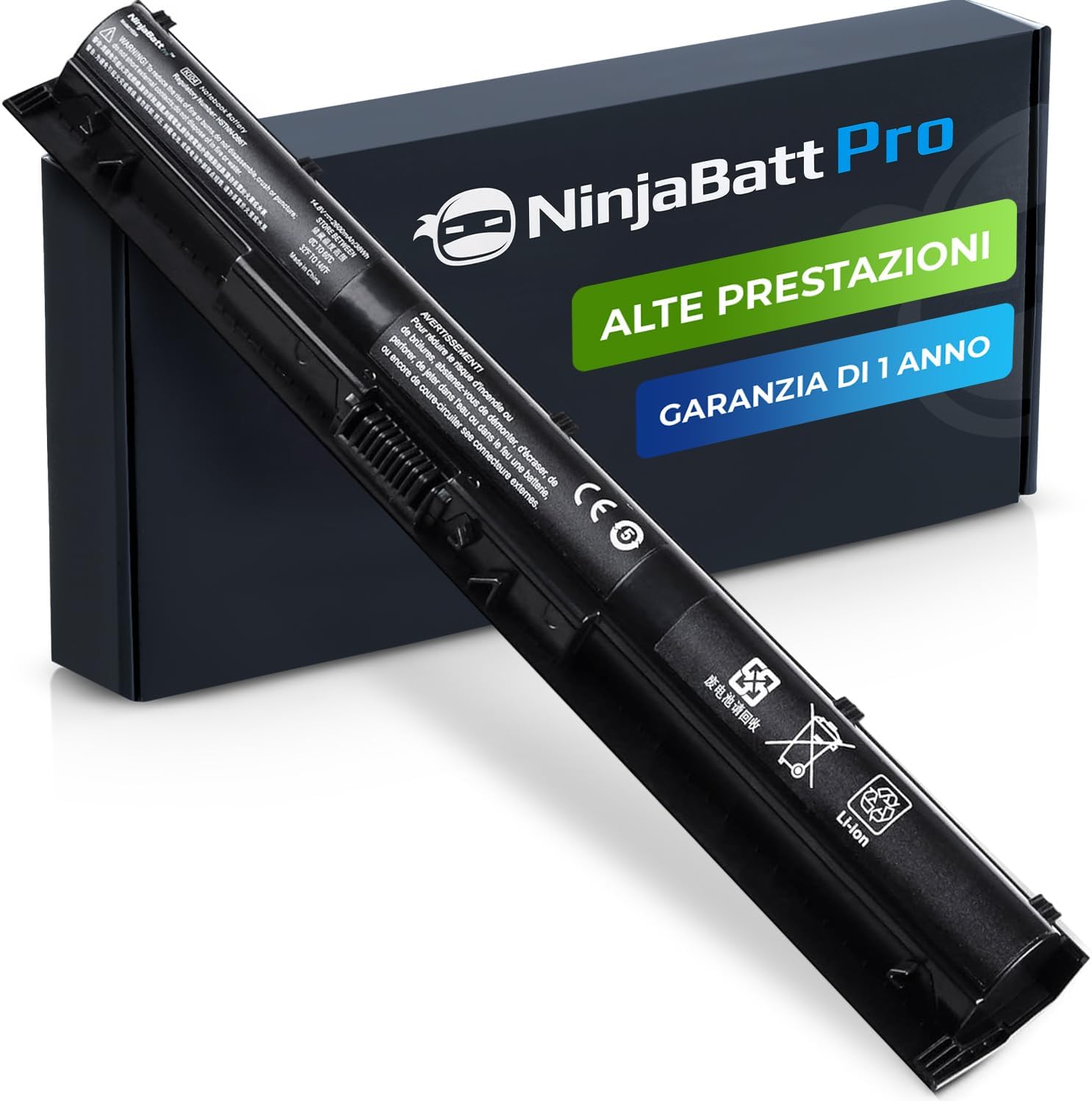 Ninjabatt Pro Batteria per HP K104 - Samsung Celles - immagine 1