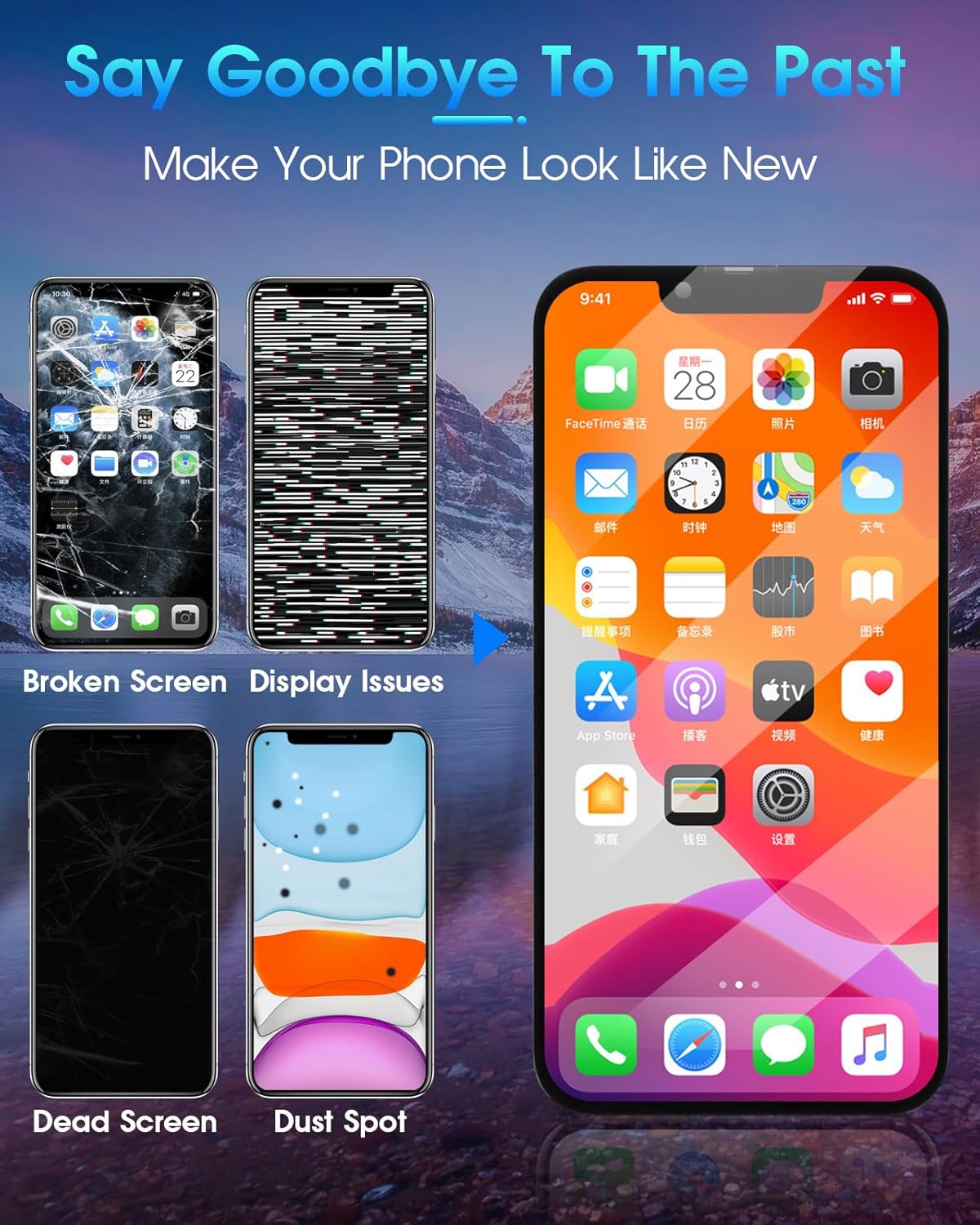 Schermo OLED LCD per iPhone 13 Pro Sostituzione - immagine 5