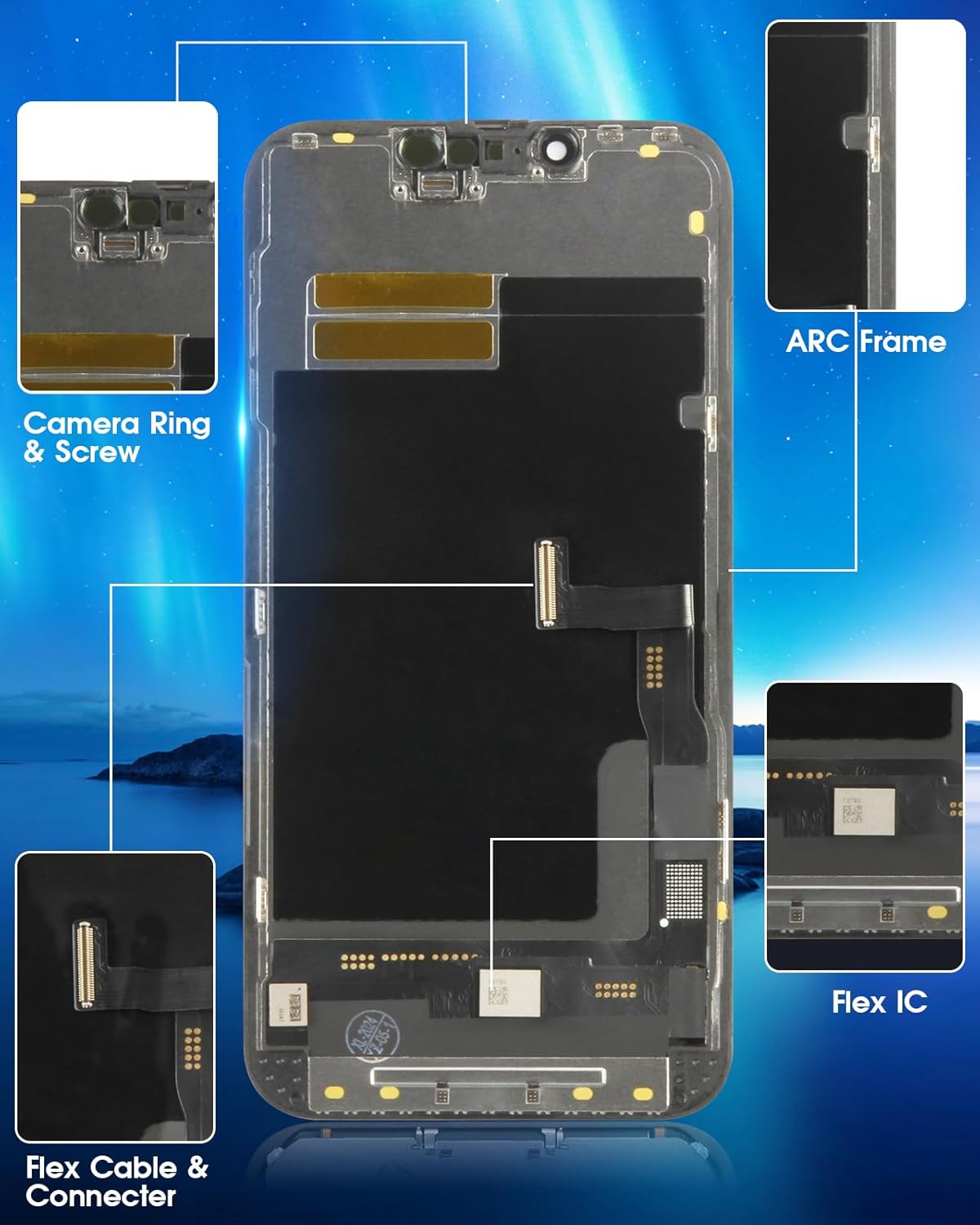 Schermo OLED LCD per iPhone 13 Pro Sostituzione - immagine 7