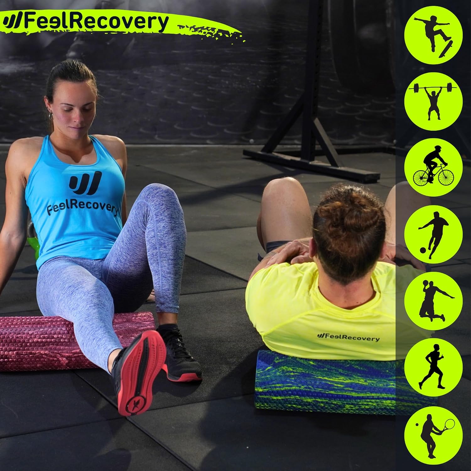 Rullo Massaggio Muscolare Morbido 45x15 cm - immagine 5