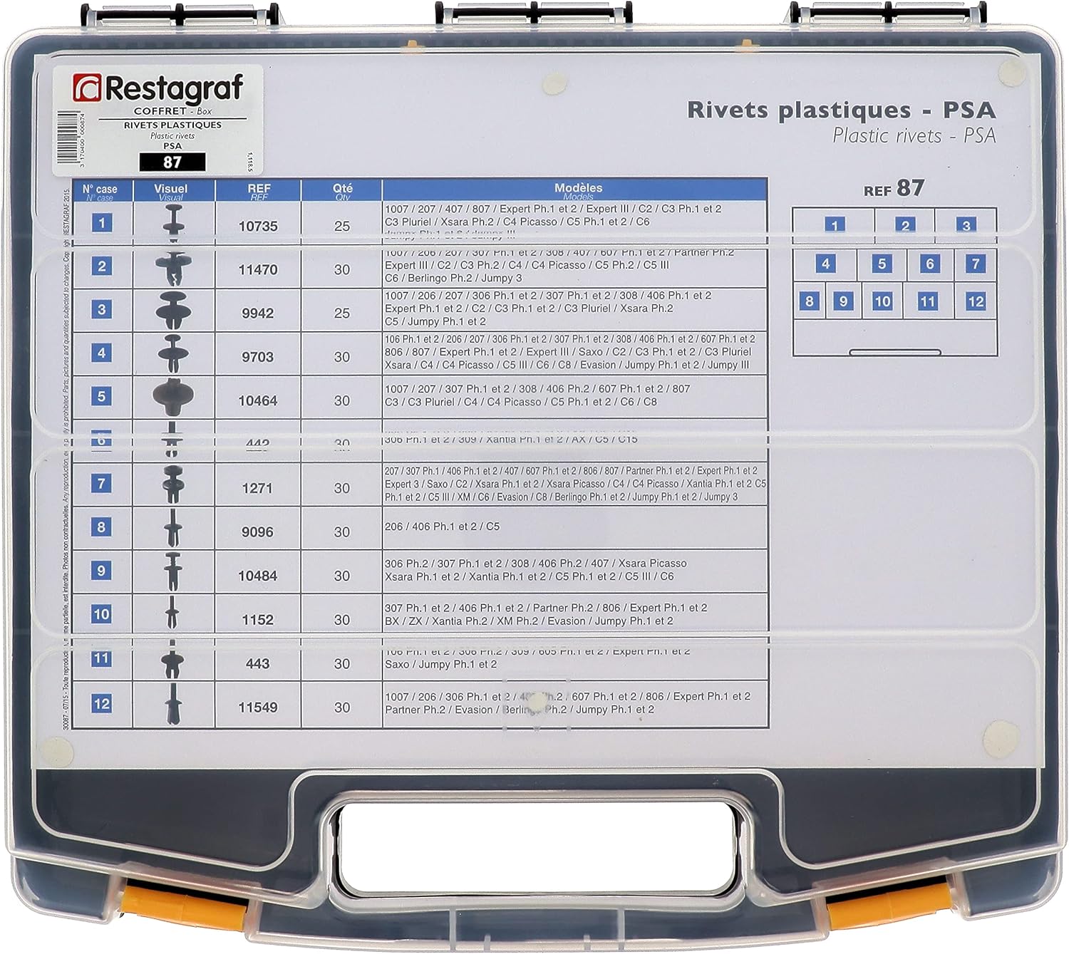 Restagraf 87 Assortimento, Grigio - immagine 2
