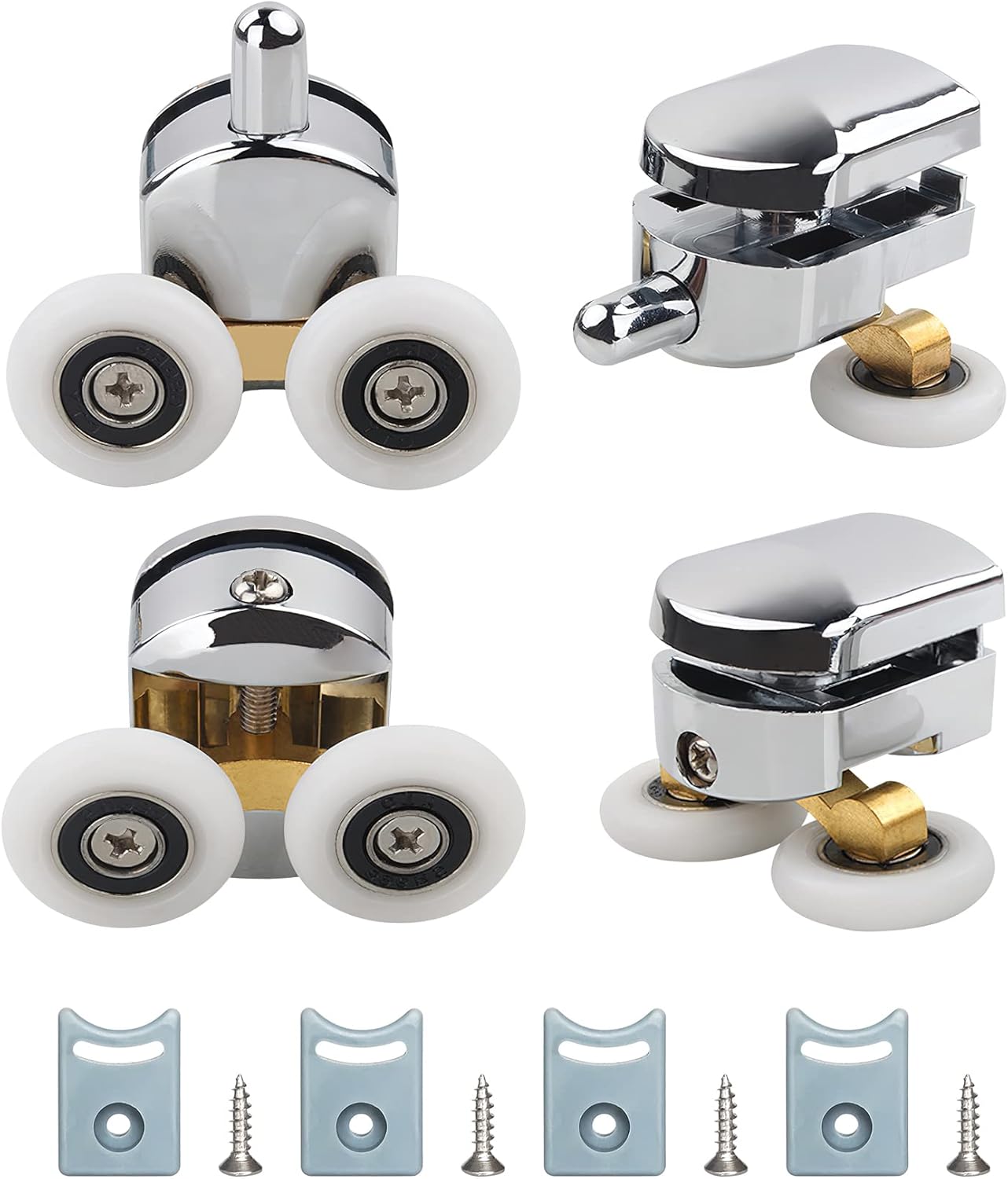 4 Set Rulli per Porta Doccia 25 mm - immagine 1