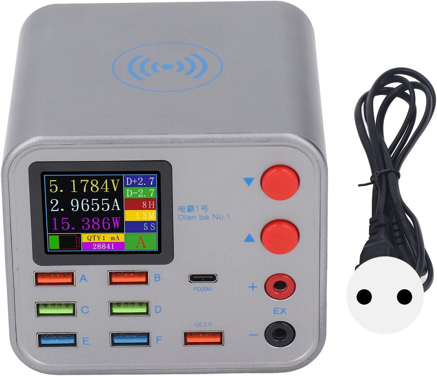 Stazione di Ricarica Multi USB-C 100W a 8 Porte - immagine 1