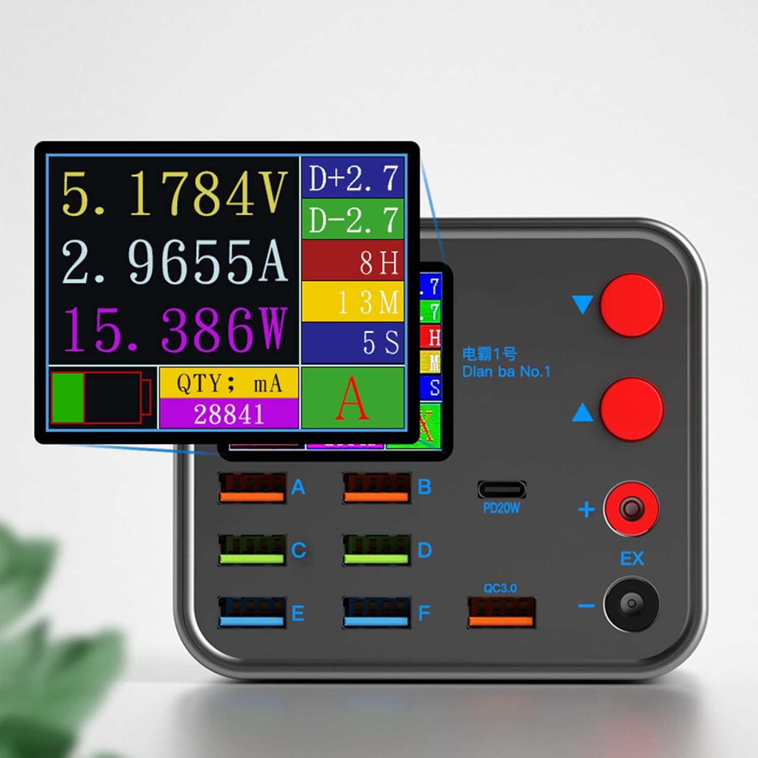 Stazione di Ricarica Multi USB-C 100W a 8 Porte - immagine 3