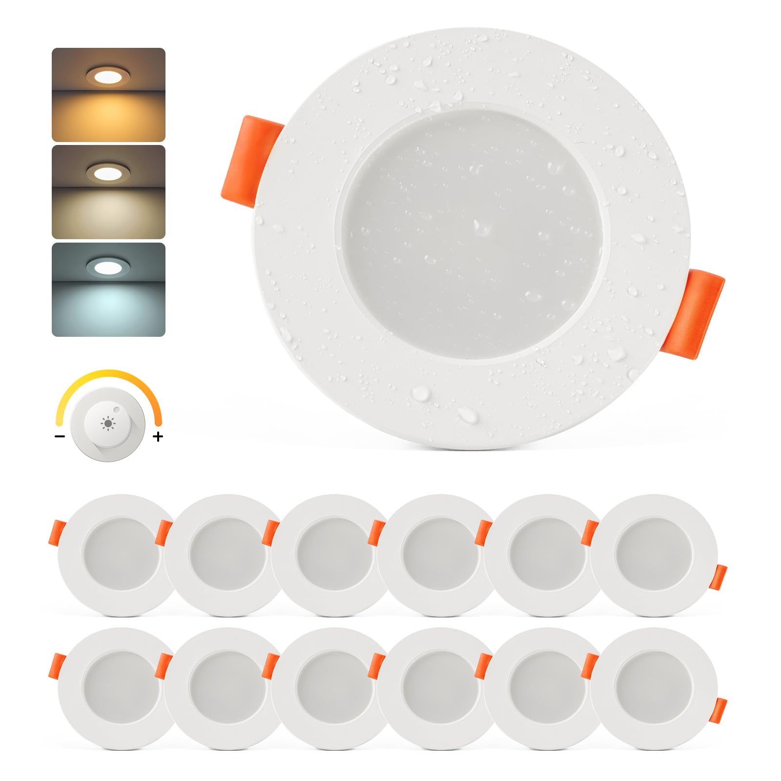 Sineyon Faretti LED Incasso per Cartongesso (Set 12)