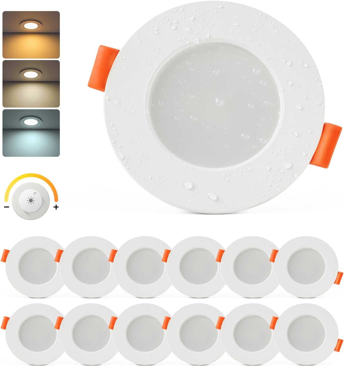 Sineyon Faretti LED Incasso per Cartongesso (Set 12) - immagine 1