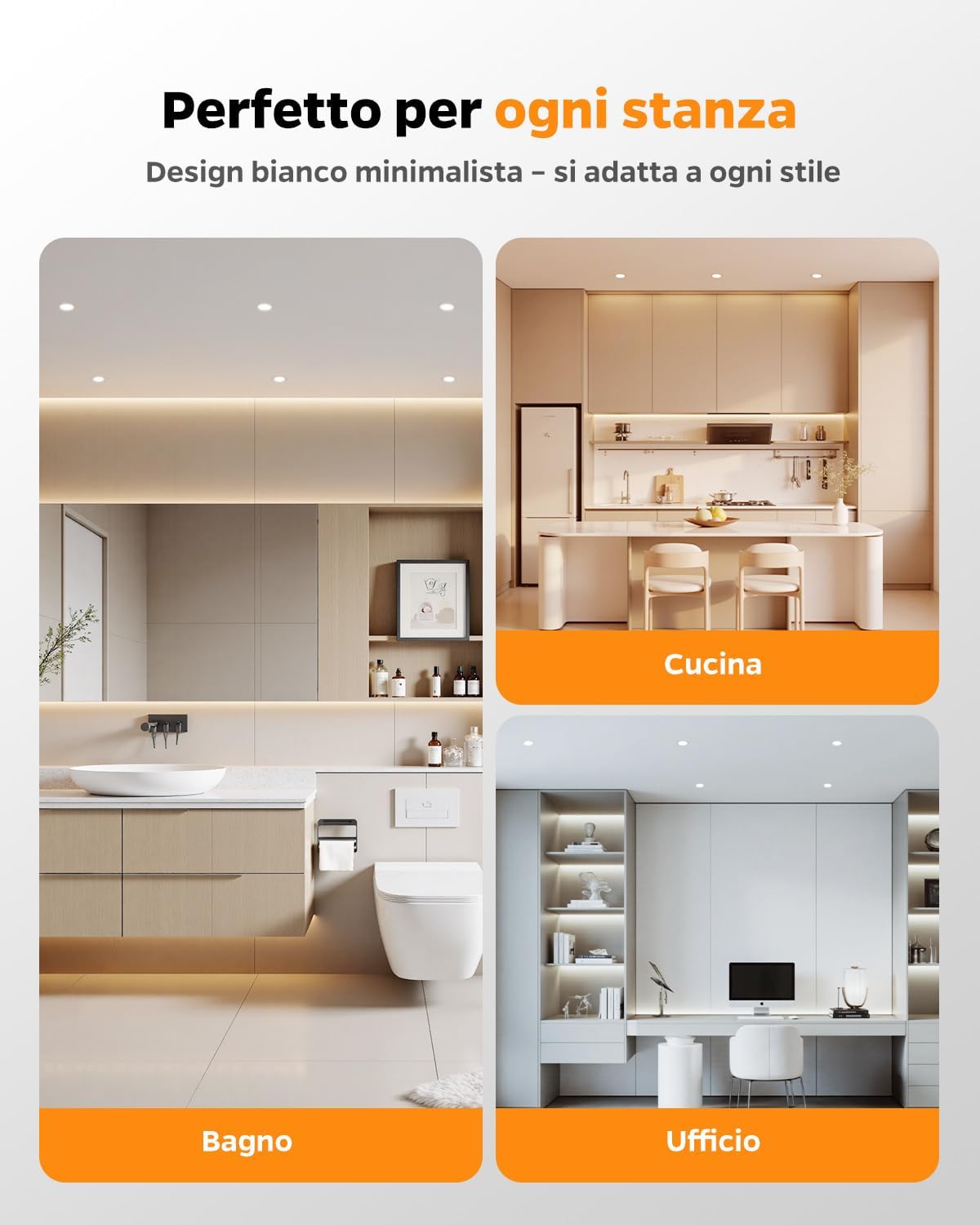 Sineyon Faretti LED Incasso per Cartongesso (Set 12) - immagine 7