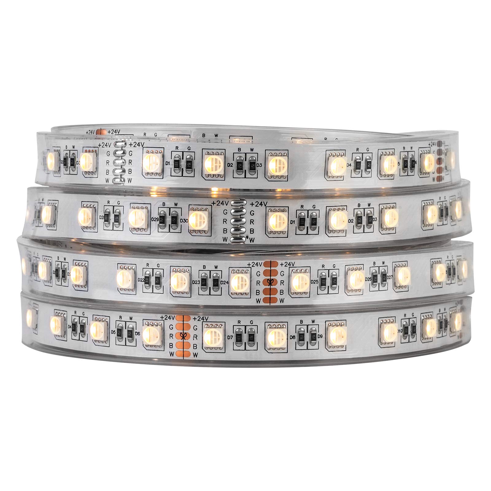 Btf-lighting 5050 RGBW Striscia LED 5m IP67 DC24V