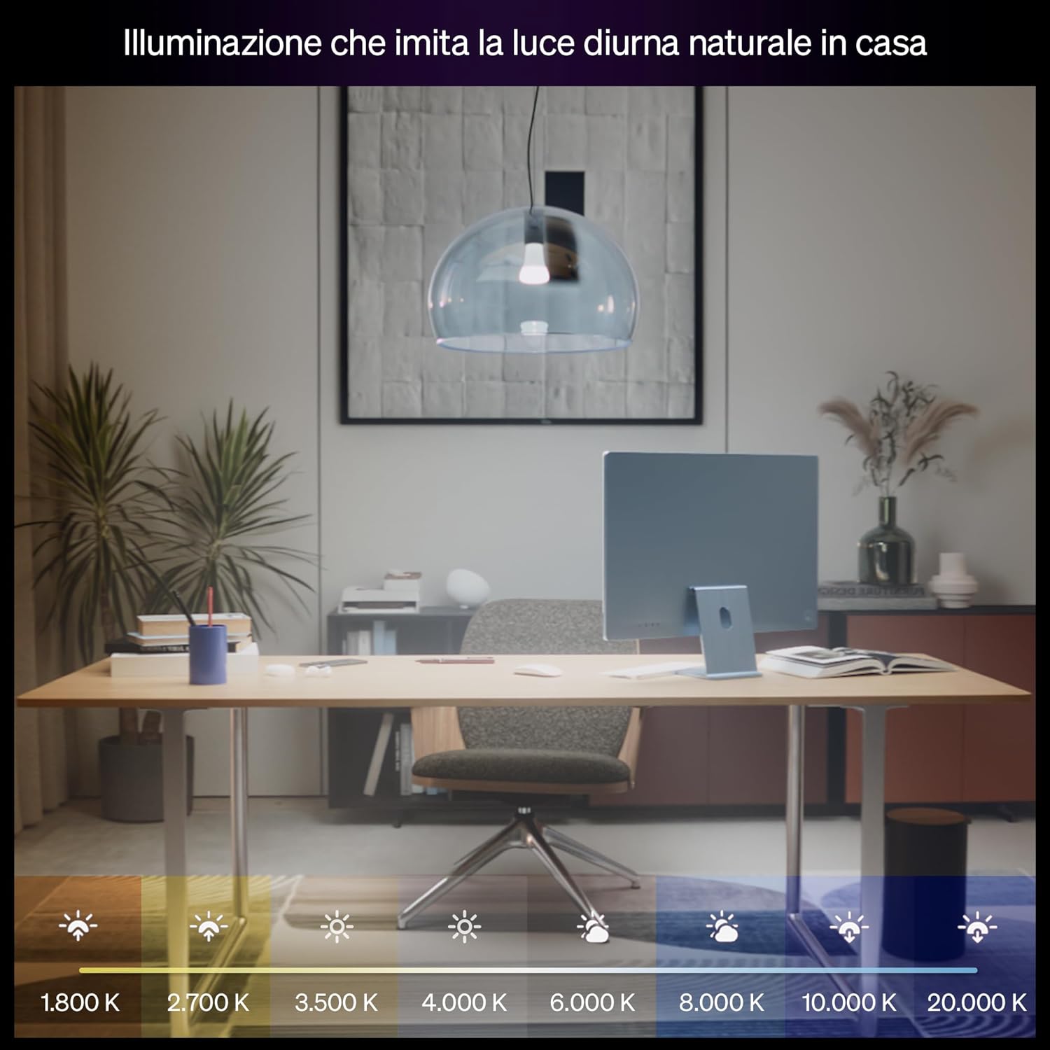 Philips Hue Lampada Smart LED A60 E27, White & Color (2 pz) - immagine 3