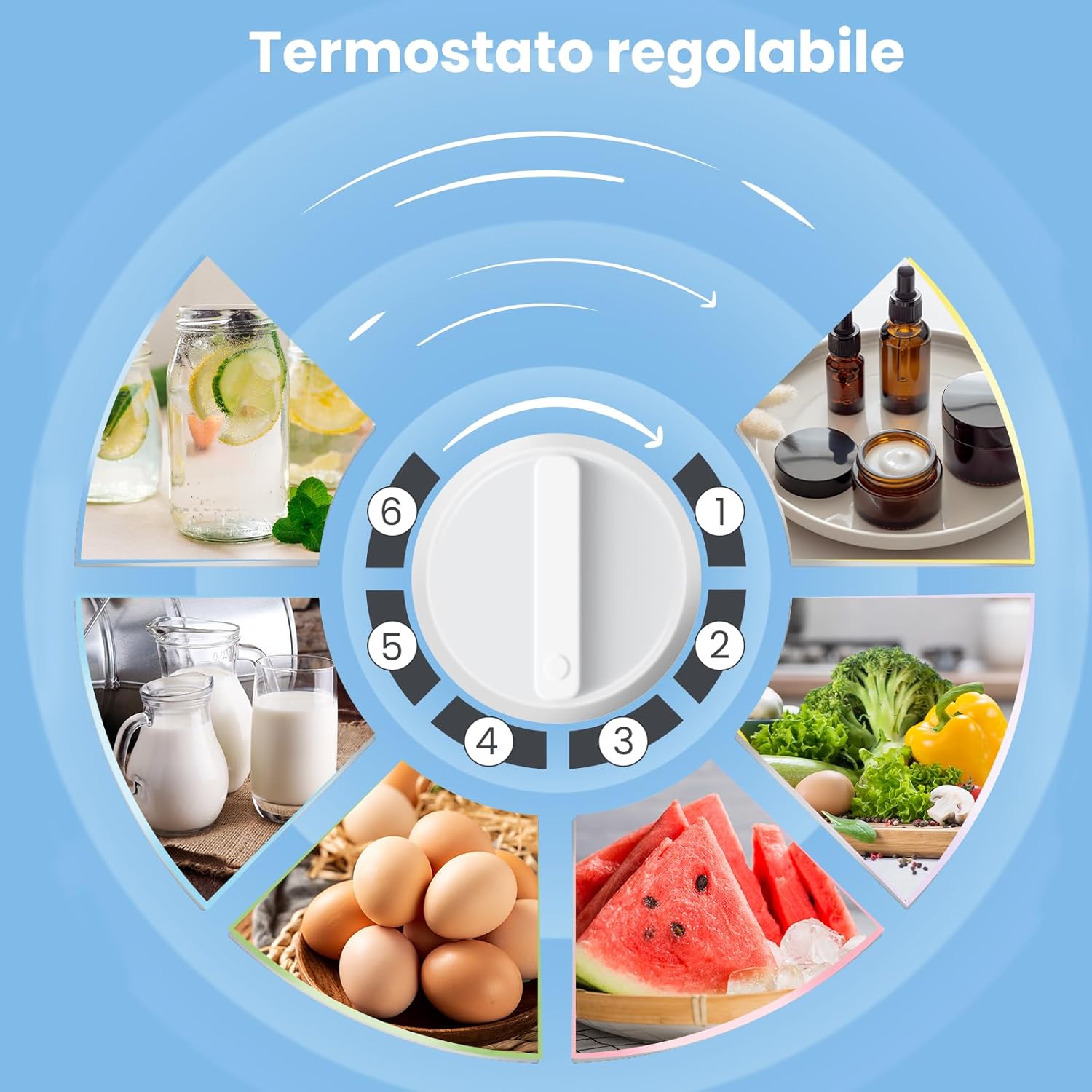 Comfee' RCD50WH2(E) - Mini Frigo Bar 43L, Bianco - immagine 4