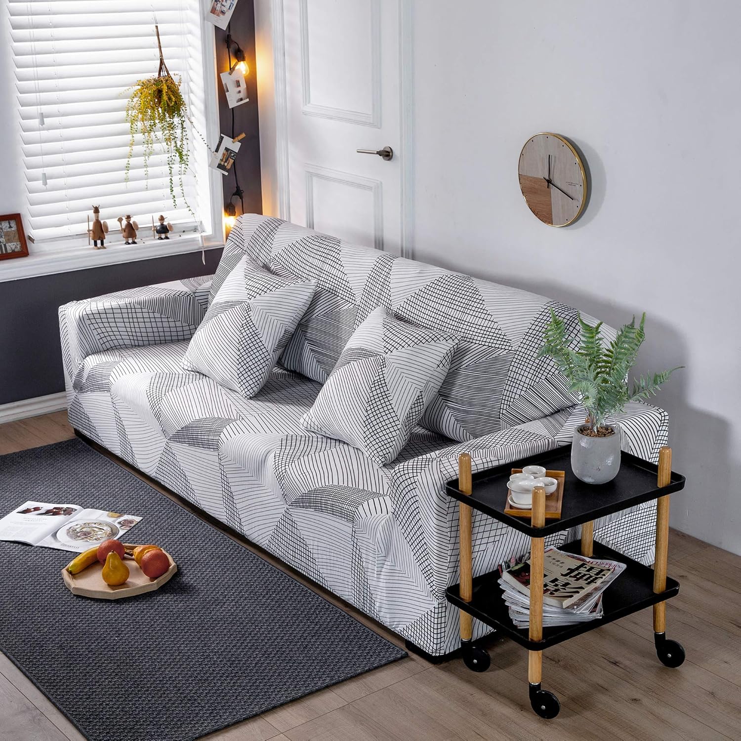 ARNTY Copridivano Elasticizzato Linee Strisce - immagine 2