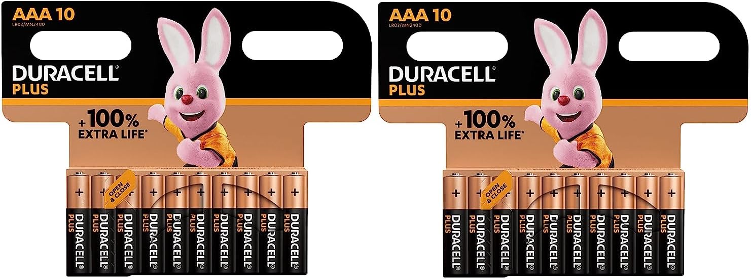 Duracell AAA Plus - 20 Pile Mini Stilo (LR03/MN2400) - immagine 1