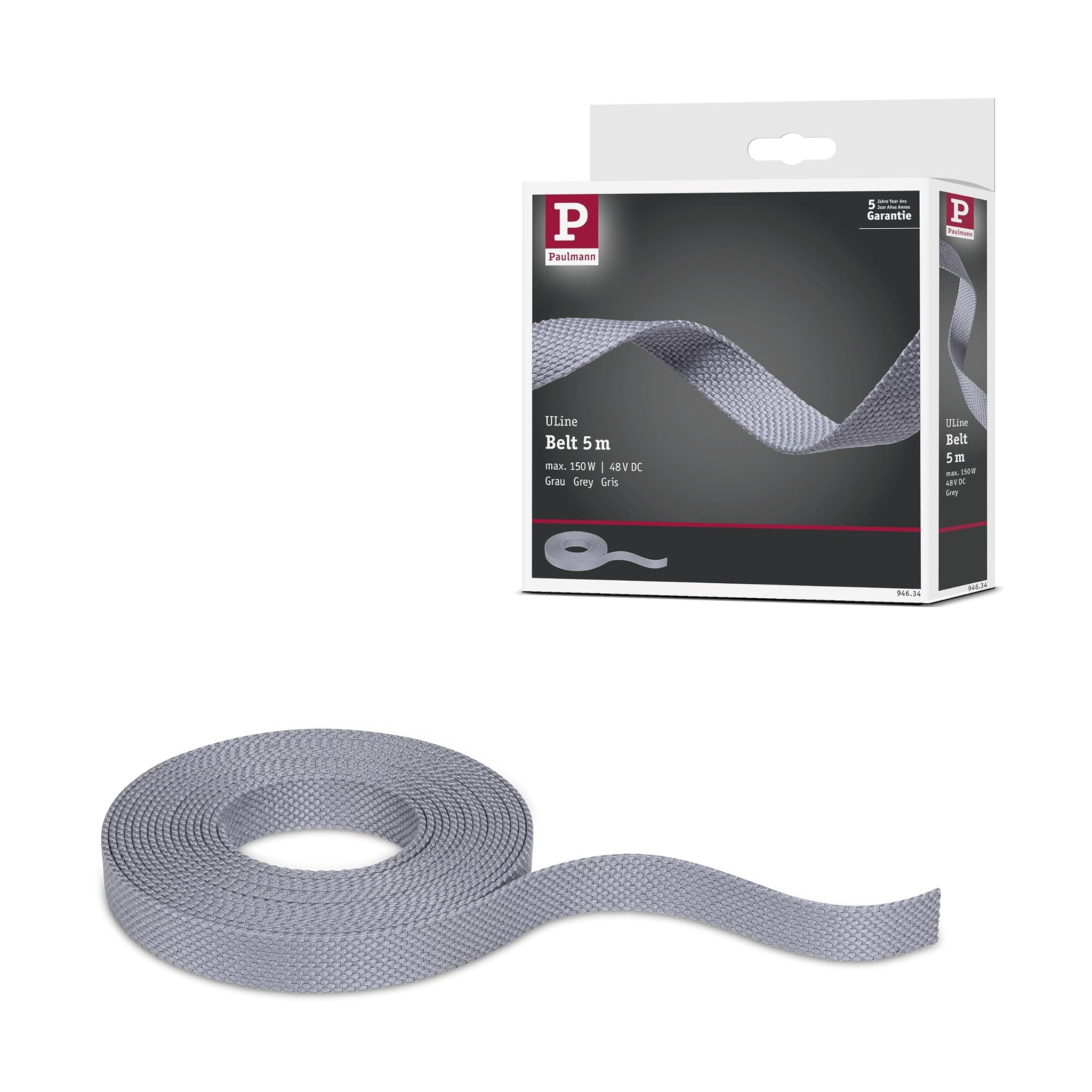 Paulmann 94634 ULine Tracolla 5m Grigio