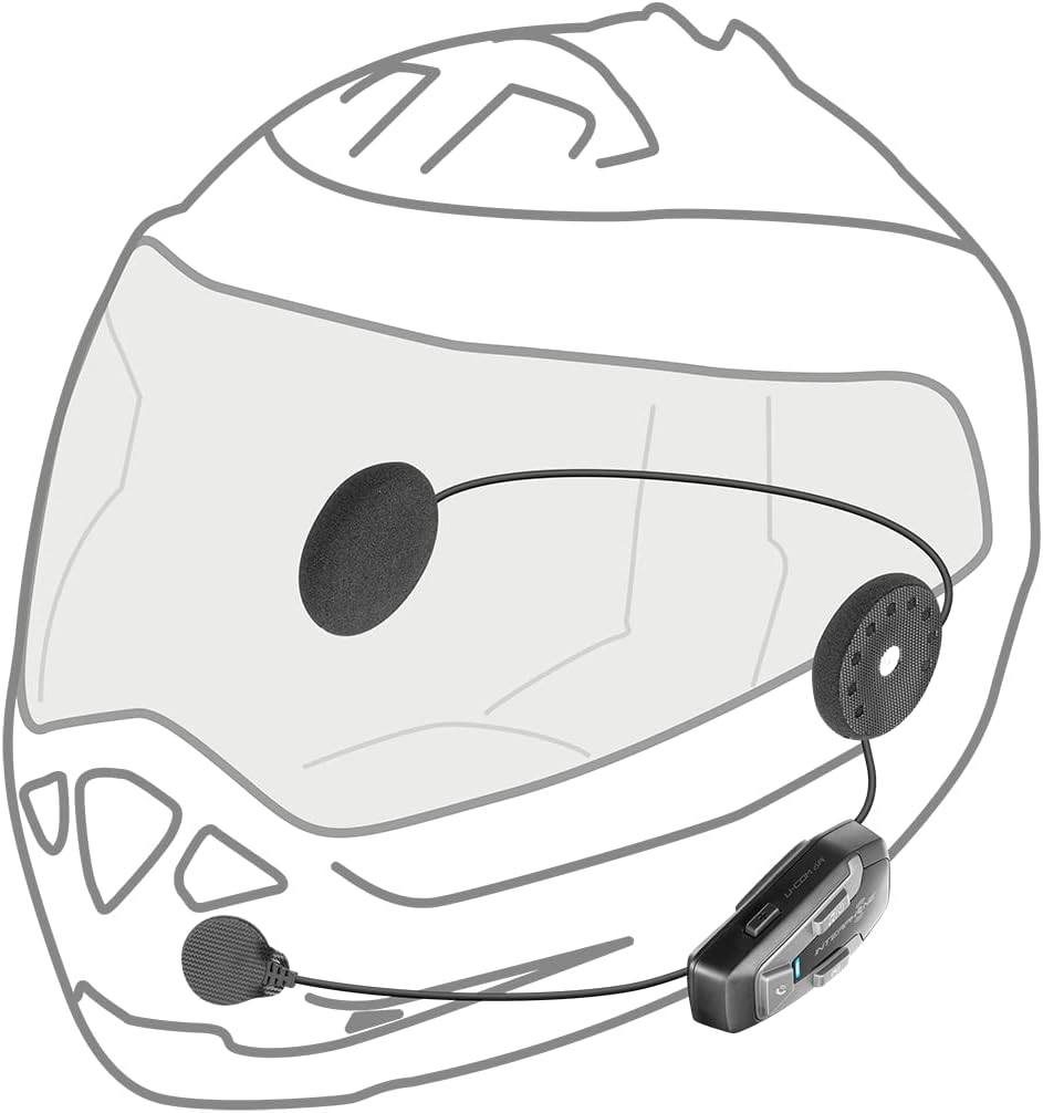 Interphone U-Com 6R - Interfono Moto Bluetooth 5.2 Singolo - immagine 5