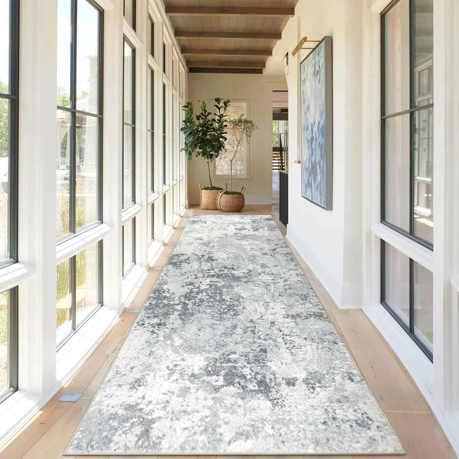 Homcomodar Tappeto Cucina Moderno Antiscivolo 3 Metri