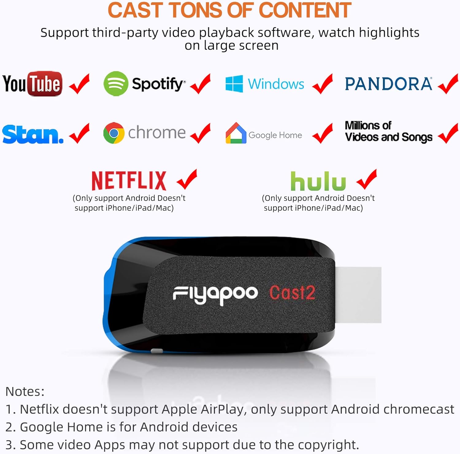 Miracast Dongle HDMI Wireless 4K per Streaming - immagine 6