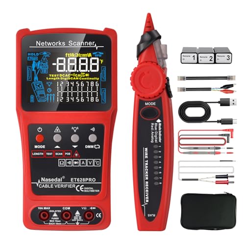Network Cable Tester 3 in 1 - RJ45, RJ11, BNC