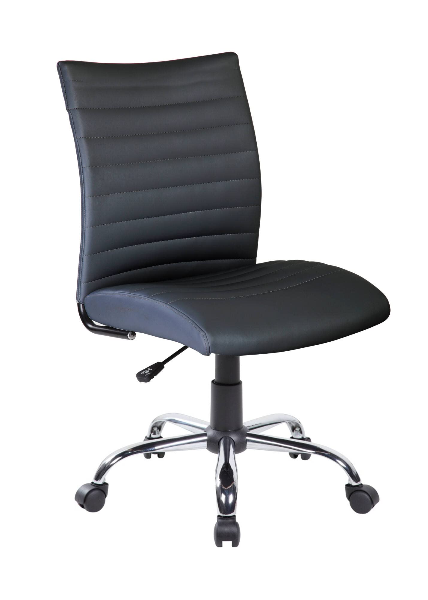 Dmora Sedia da Ufficio Newcastle Ergonomica Nera