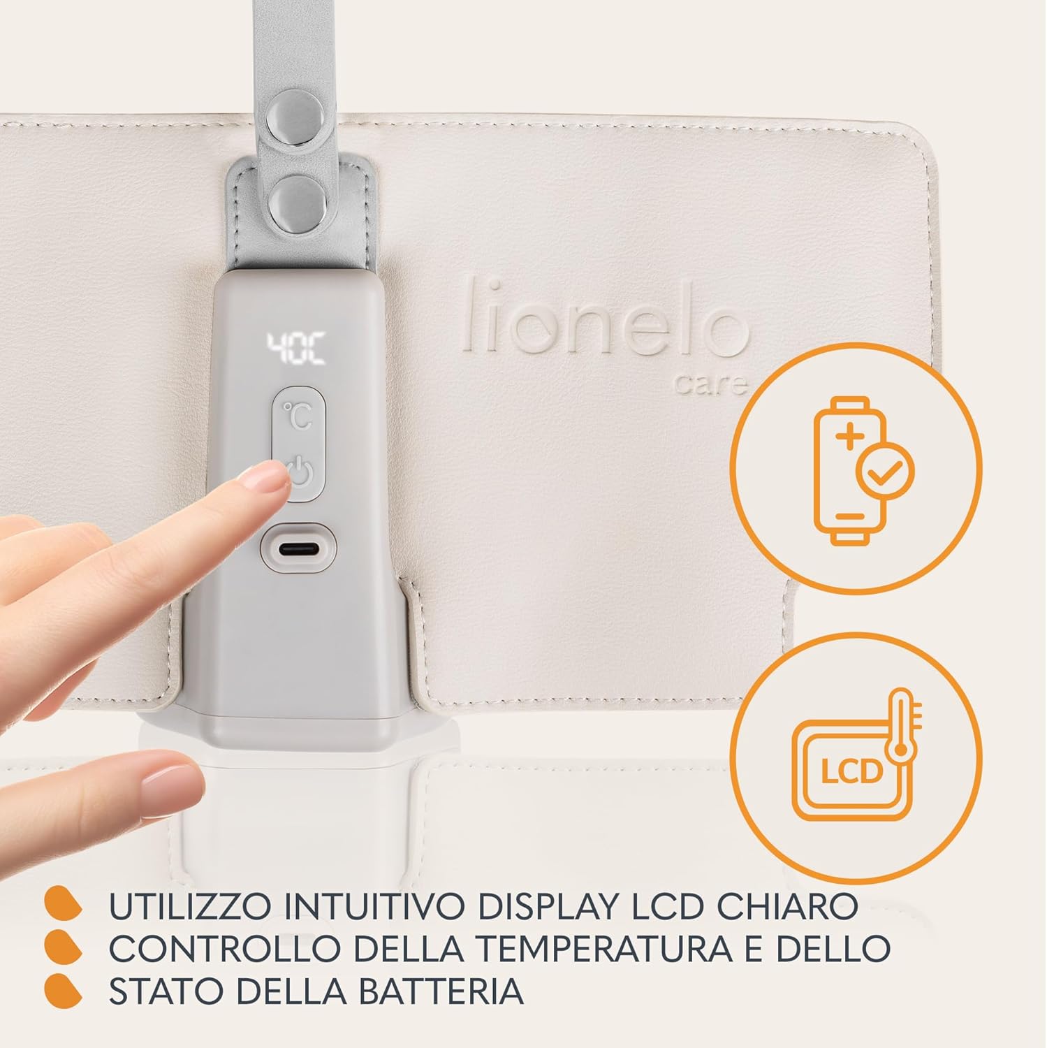 Lionelo Thermup Go Plus Scaldabiberon Portatile USB - immagine 5