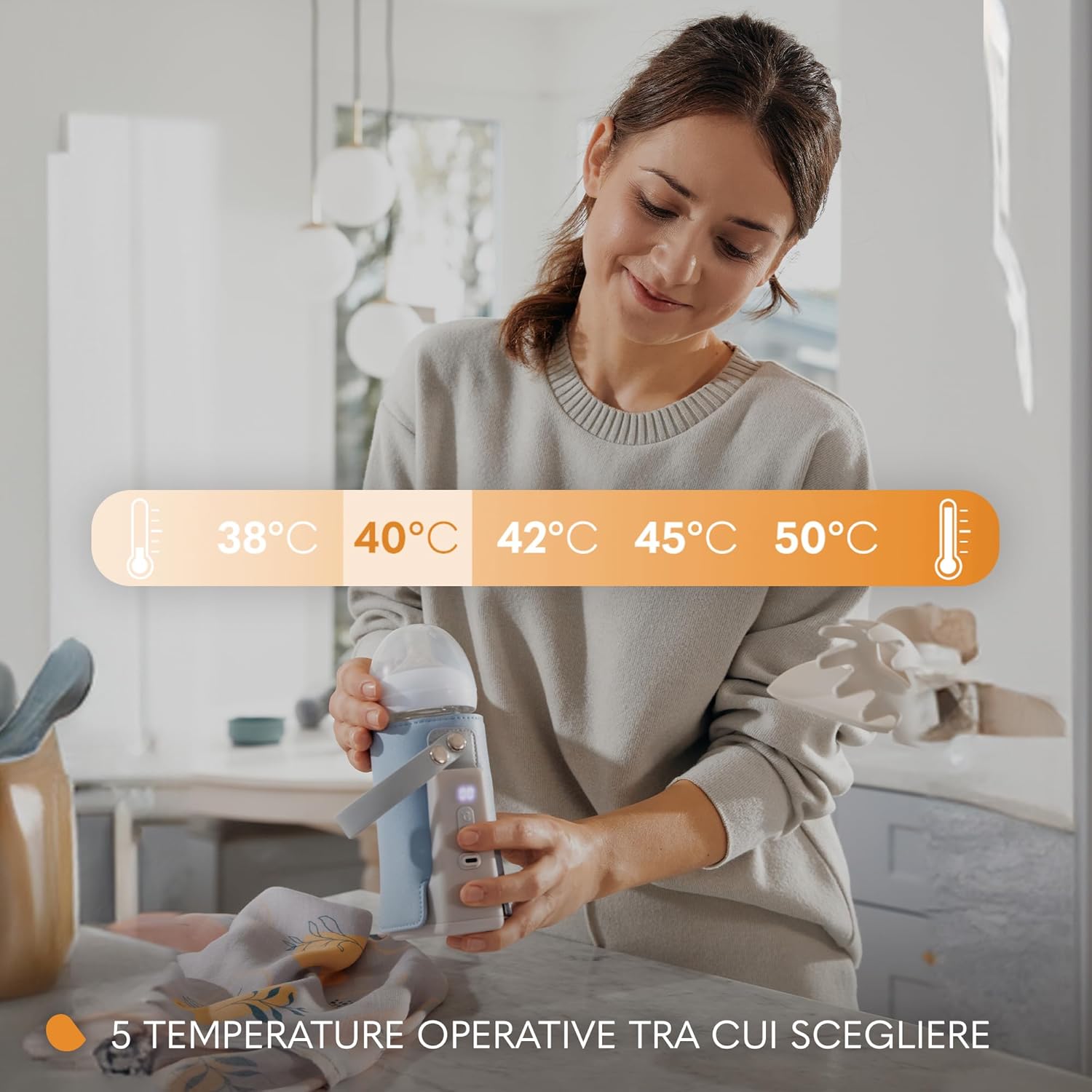 Lionelo Thermup Go Plus Scaldabiberon Portatile USB - immagine 8