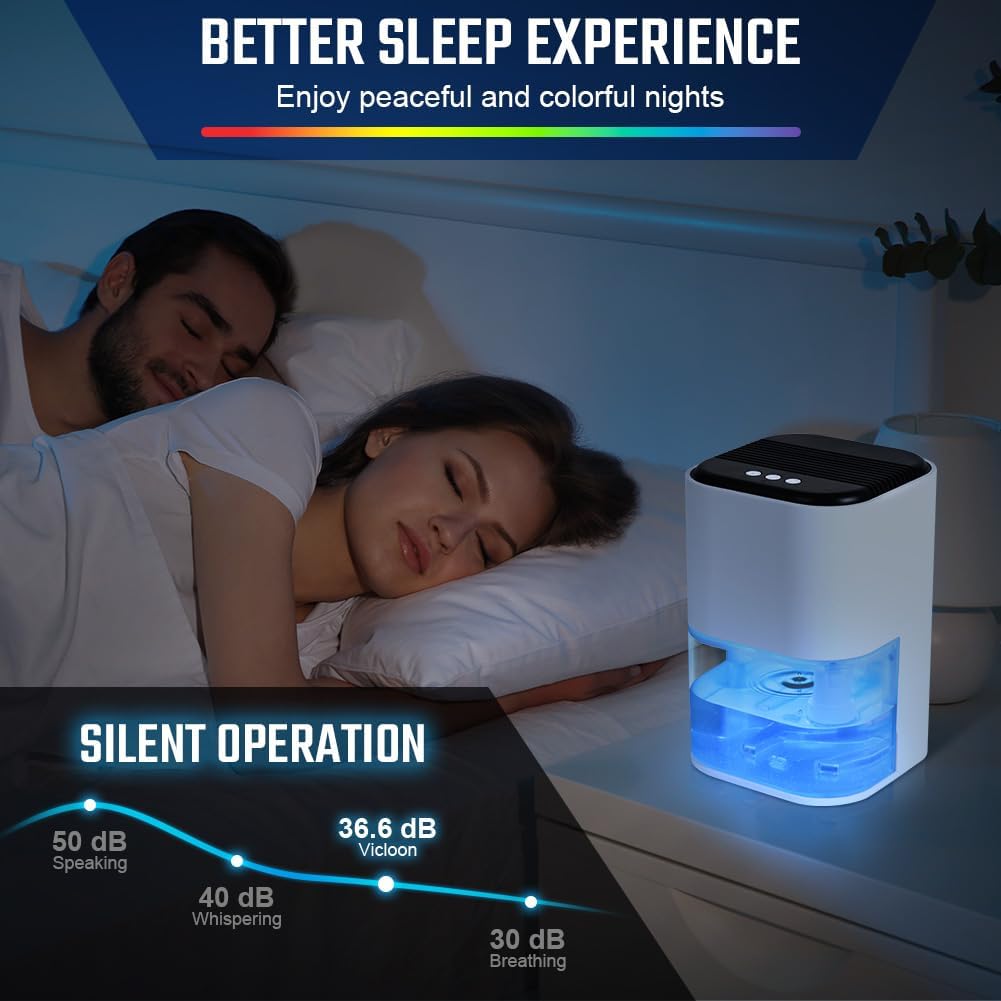 Vicloon Deumidificatore Casa Portatile 2000ML - immagine 6