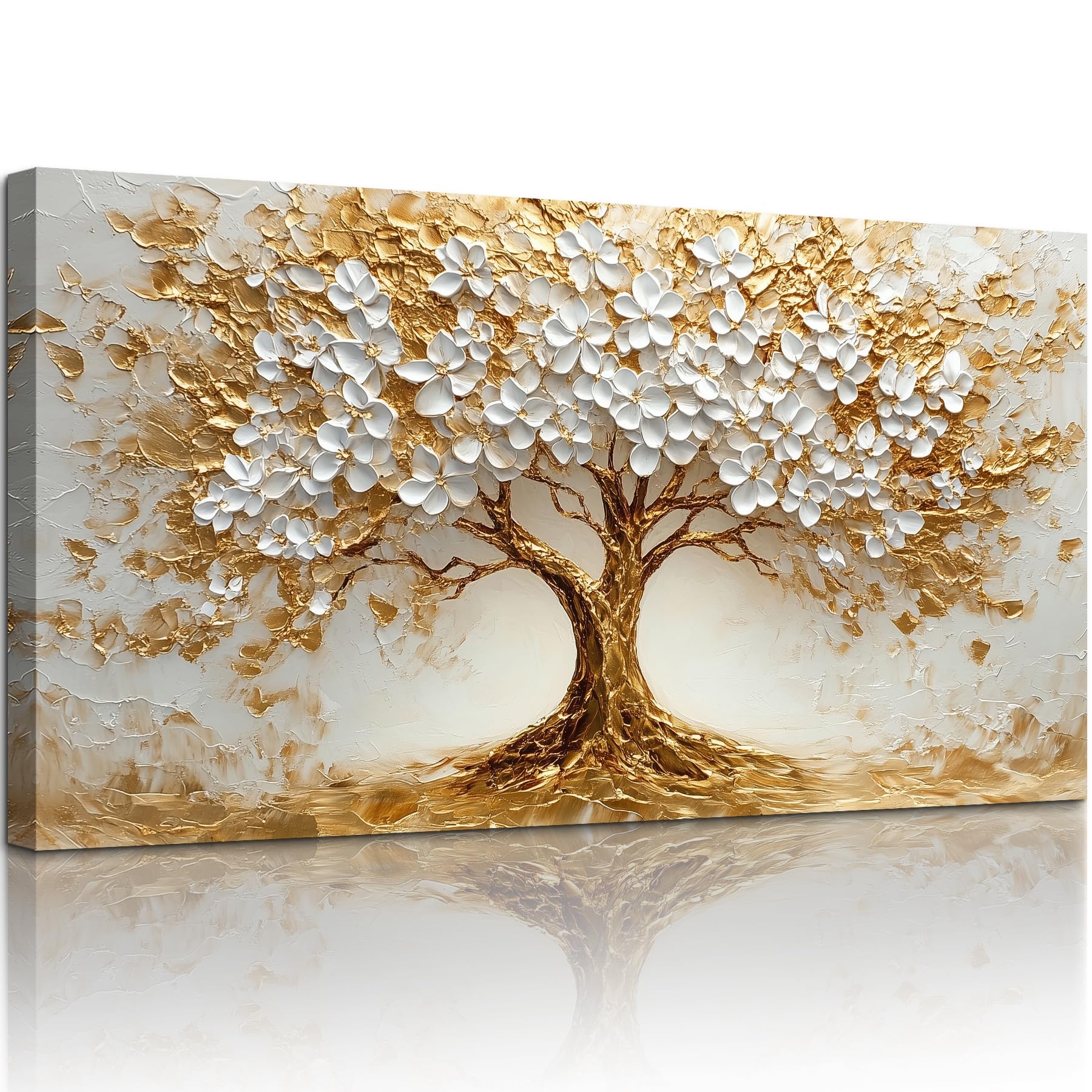 hyidecorart Quadro Moderno Soggiorno Albero della Vita 73x146 cm