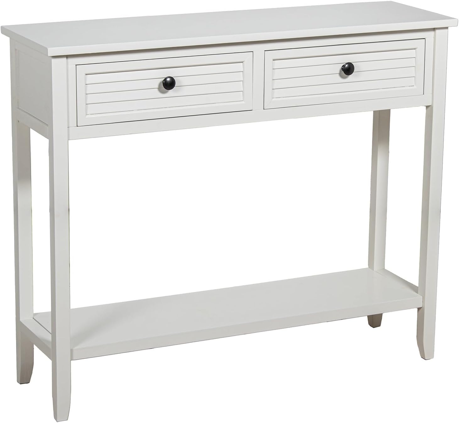 DRW Consolle Mobile Tavolo d'Ingresso con 2 Cassetti - immagine 1
