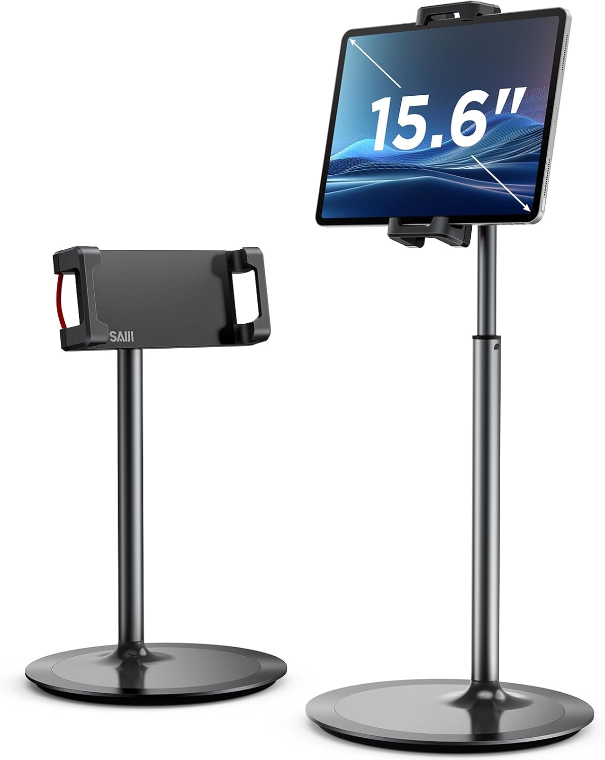 Saiji Supporto Regolabile per Tablet e Telefono, Nero - immagine 1