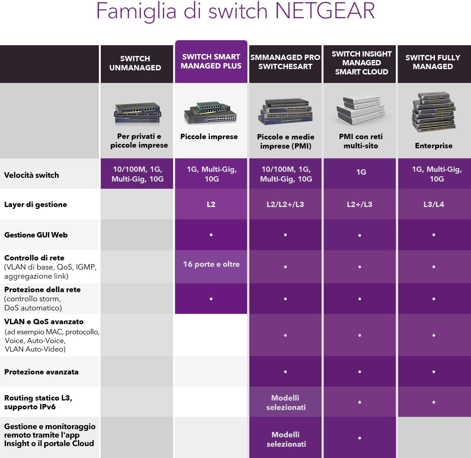 Netgear Switch Ethernet 8 Porte PoE Gigabit Plus GS308EP - immagine 5