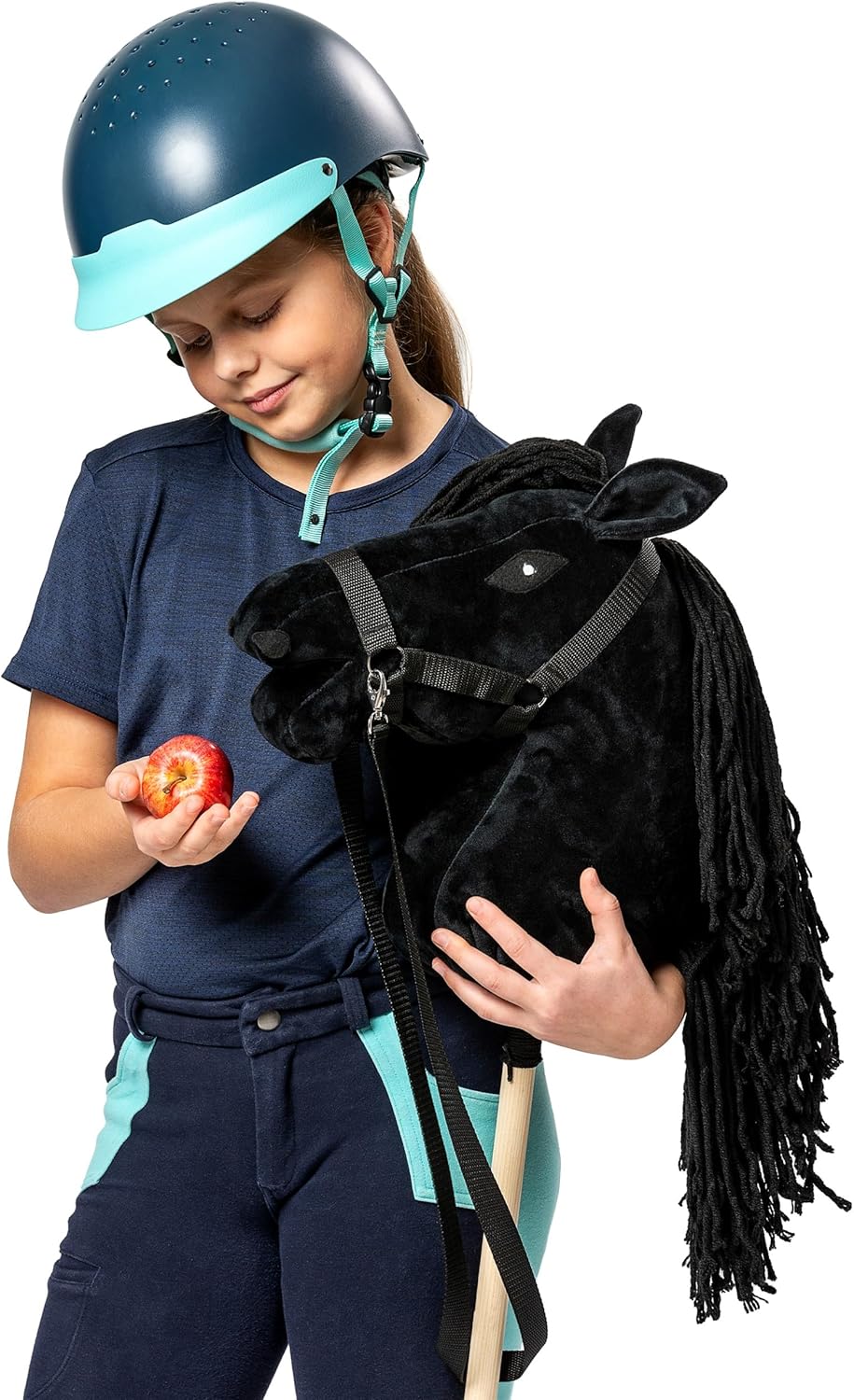 SKIPPI Hobby Horse Nero con Cavezza e Briglia - immagine 3