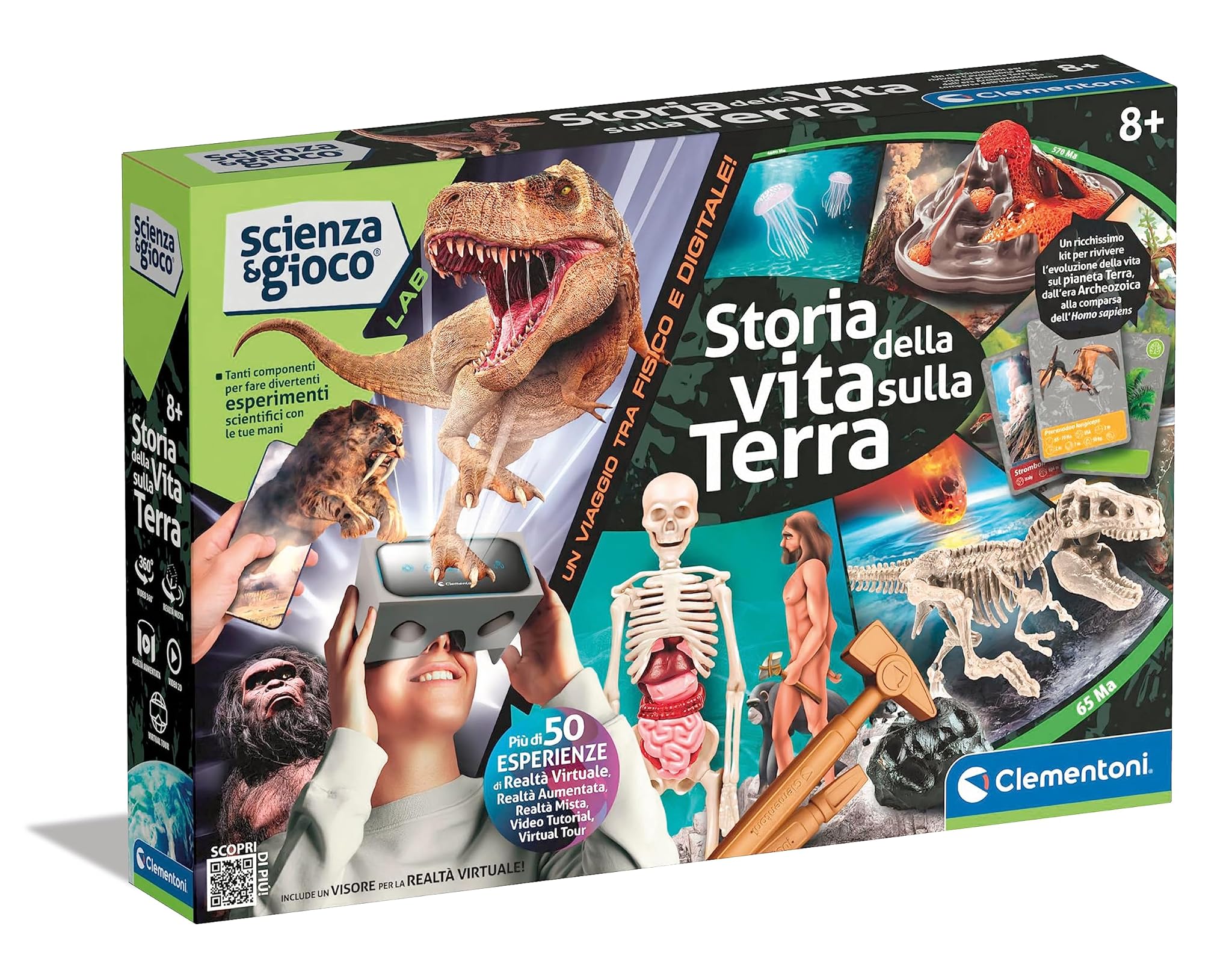 Clementoni Scienza e Gioco Lab - Storia della Vita sulla Terra