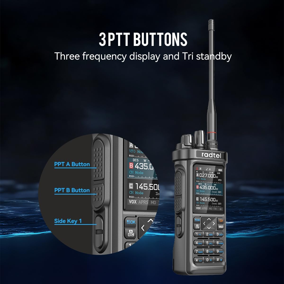 Radtel RT-950 10W Walkie Talkie Lungo Raggio - immagine 2