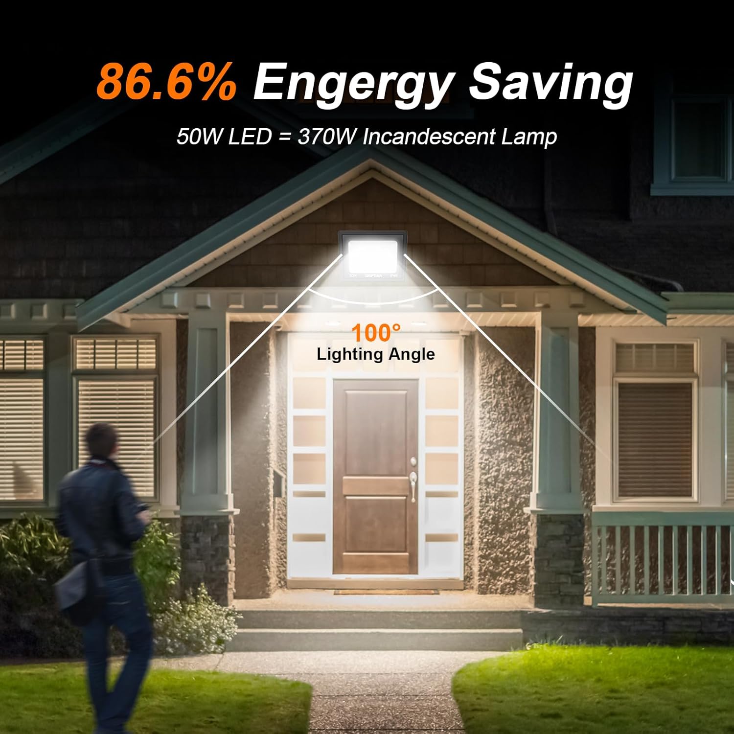 GRIFEMA - Faretto LED da Esterno 50W 6500K - immagine 5